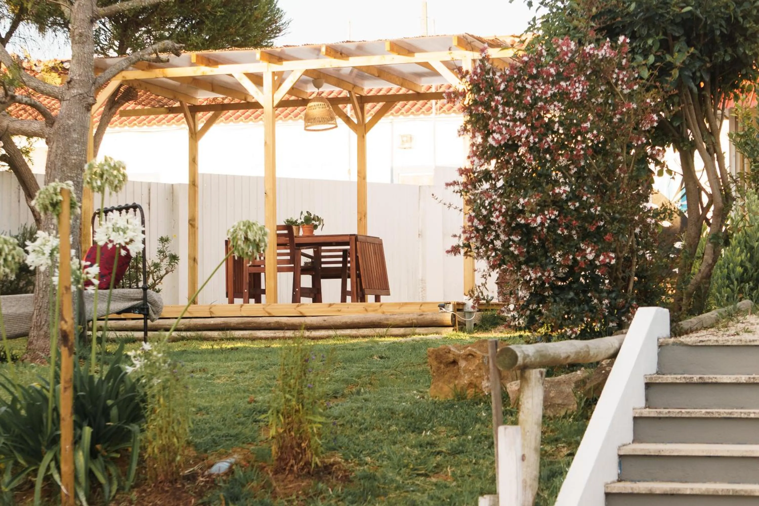 Patio in Hospedium Hostel República Surf House