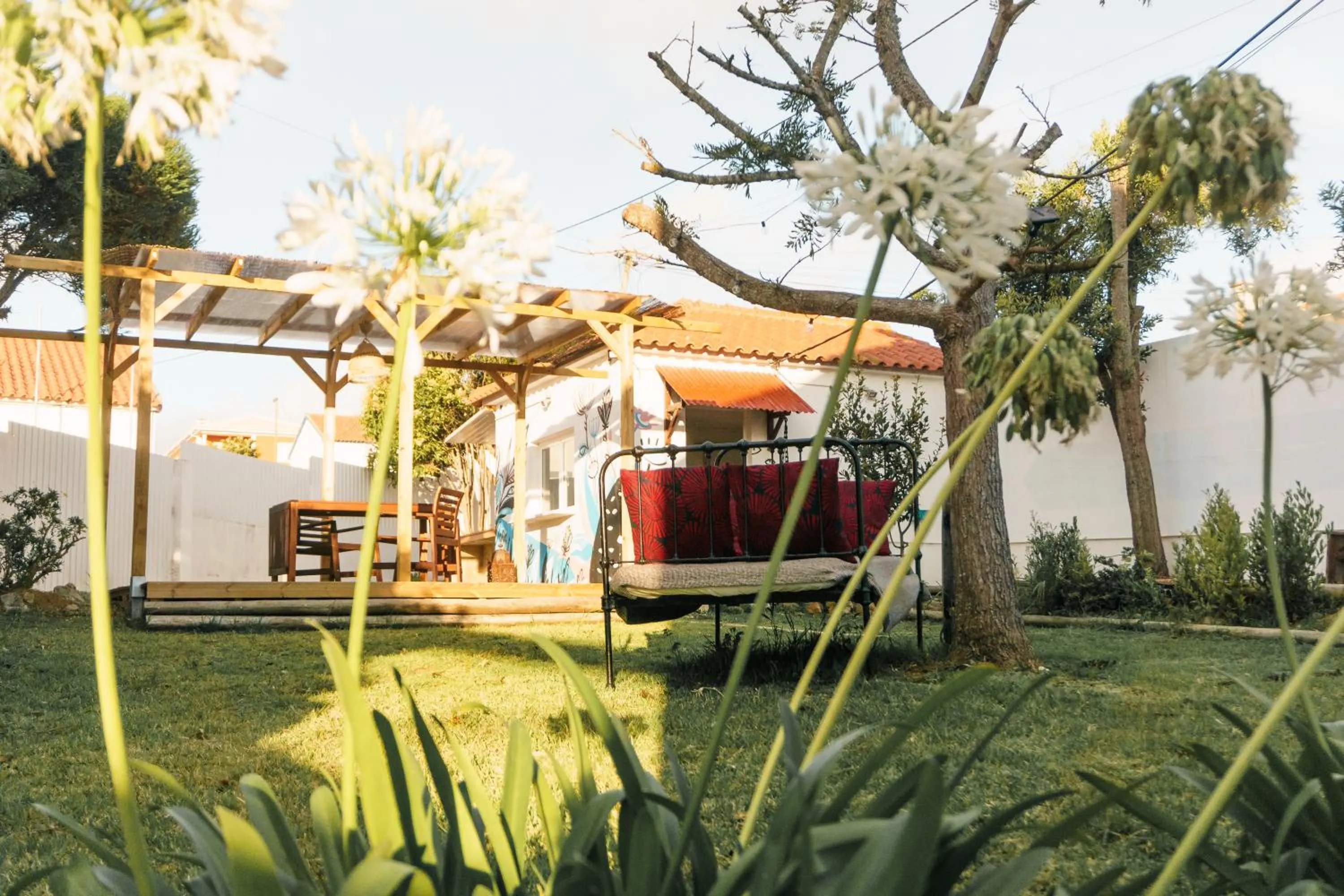Patio in Hospedium Hostel República Surf House