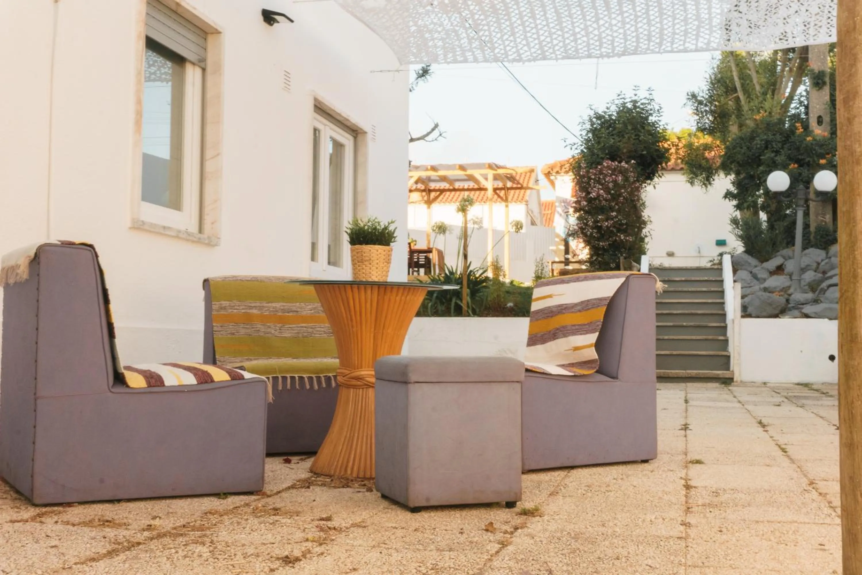 Patio in Hospedium Hostel República Surf House