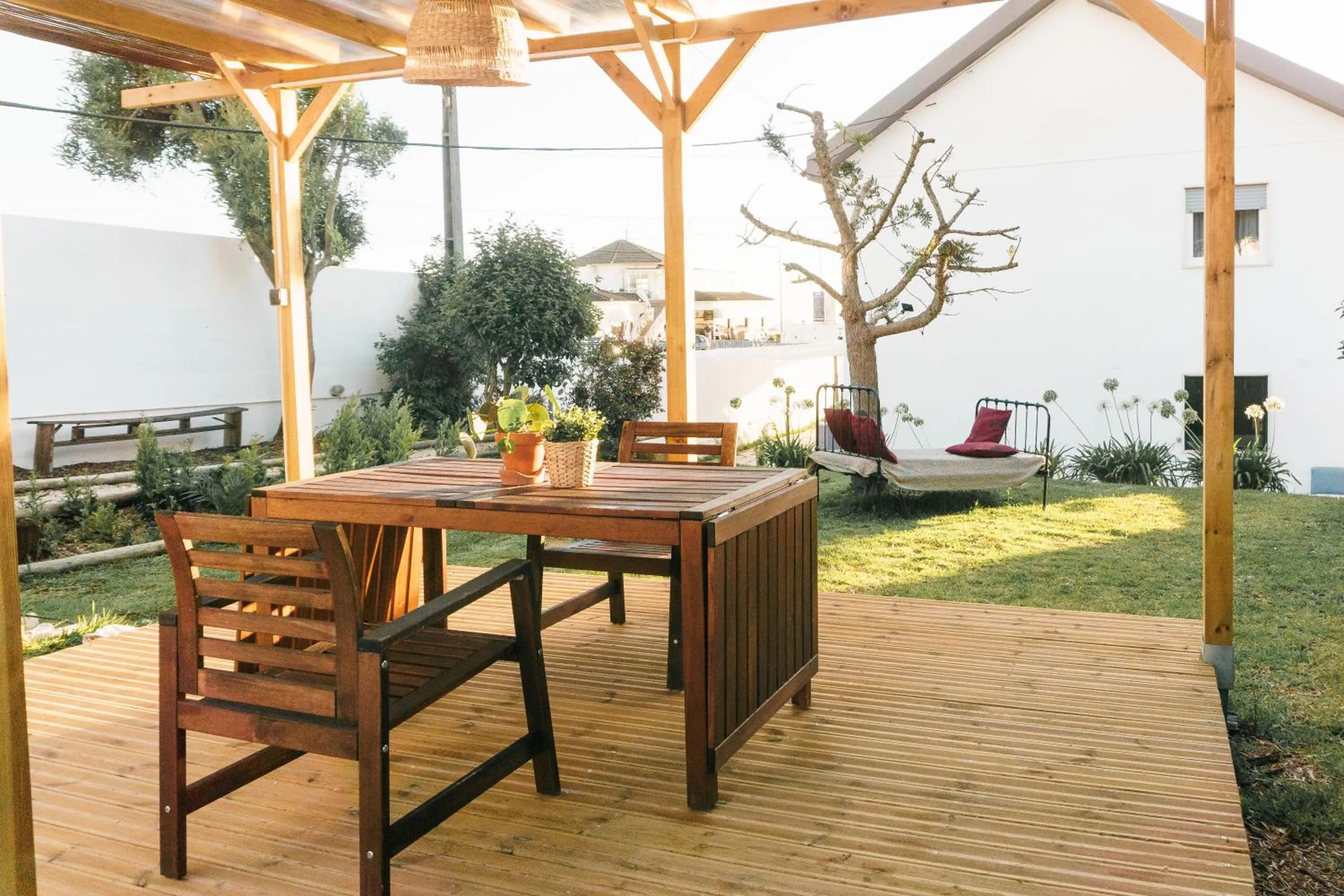 Patio in Hospedium Hostel República Surf House