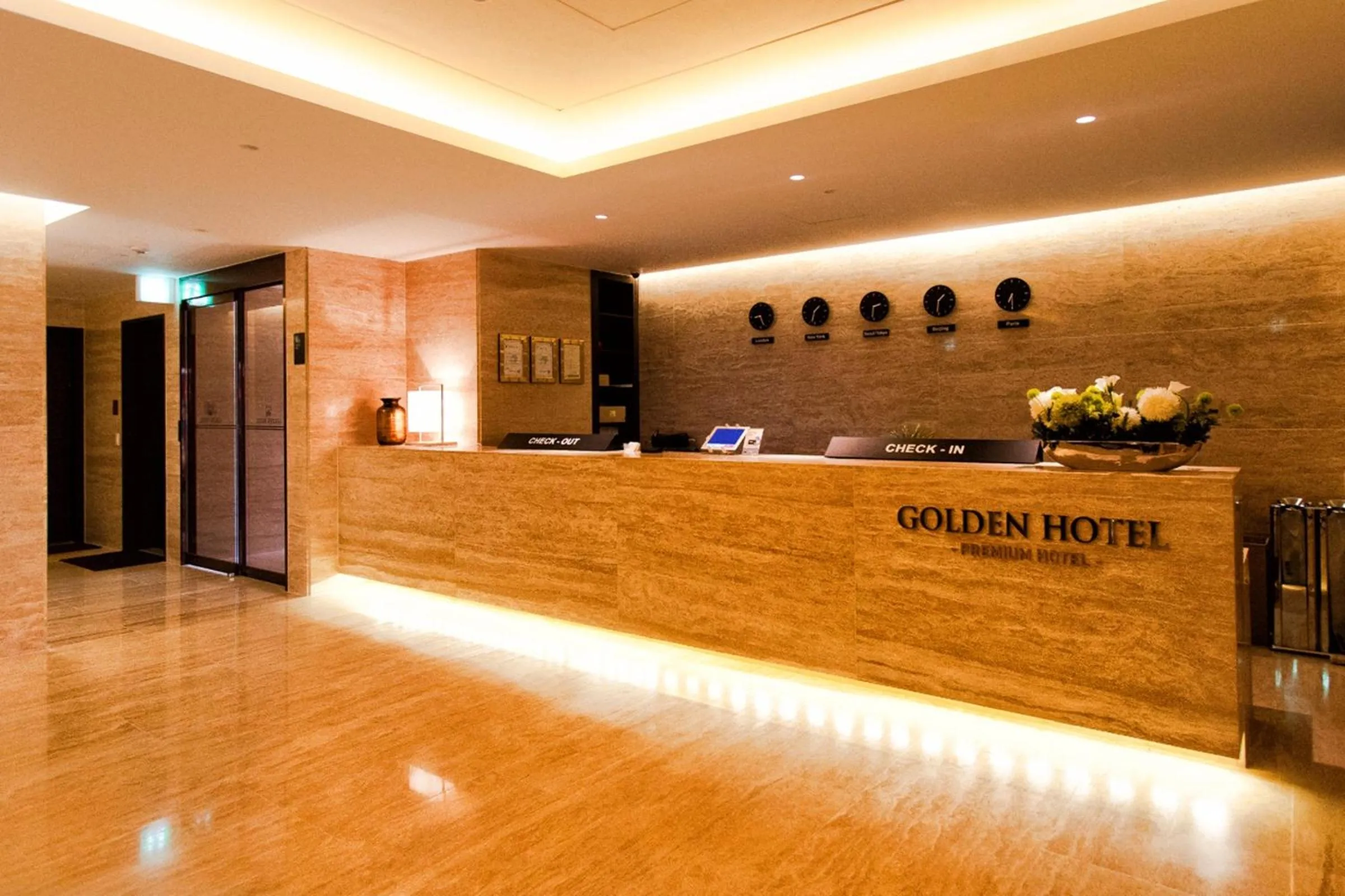 Lobby or reception in Golden Hotel Incheon