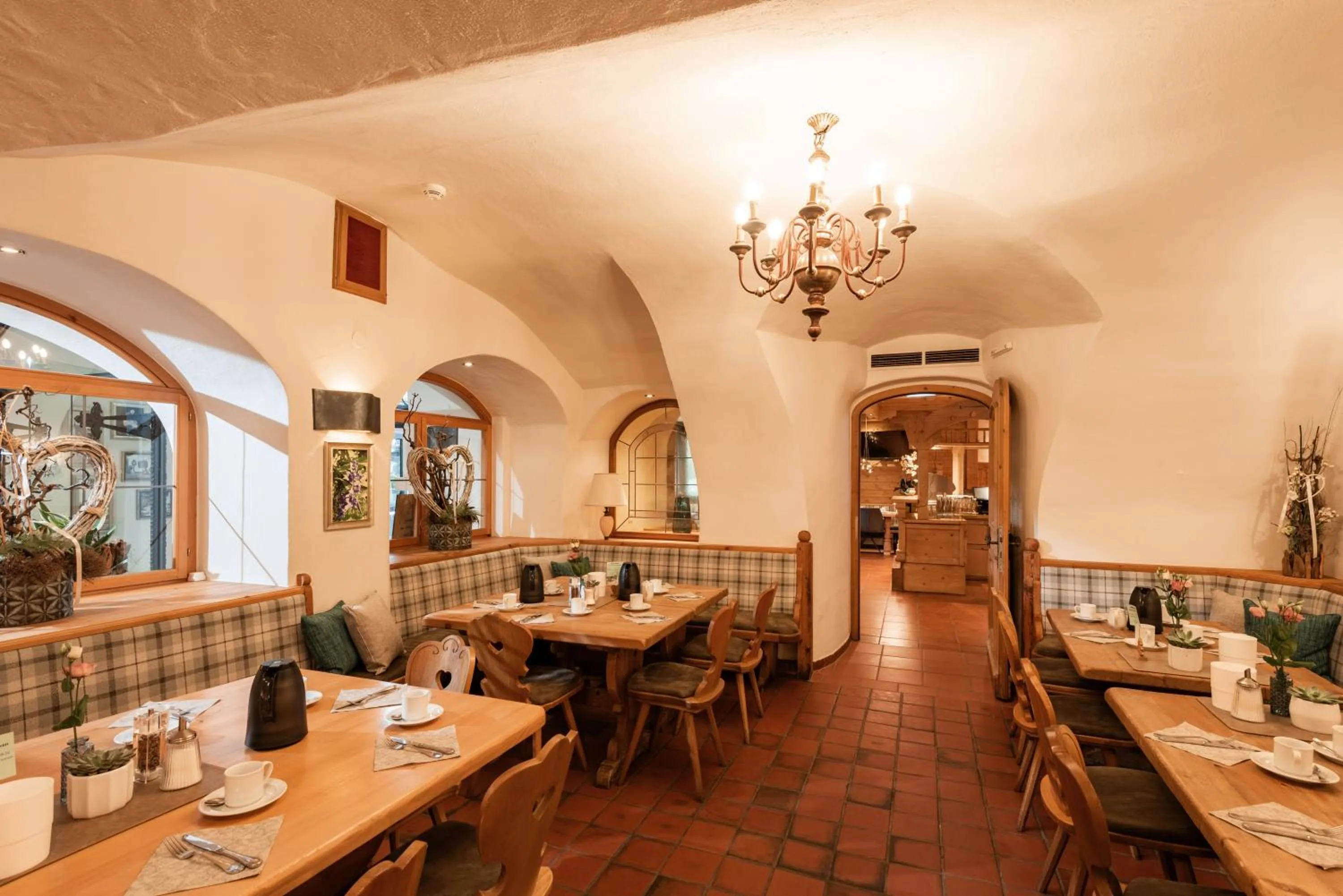 Seating area in Alpen Glück Hotel Unterm Rain garni