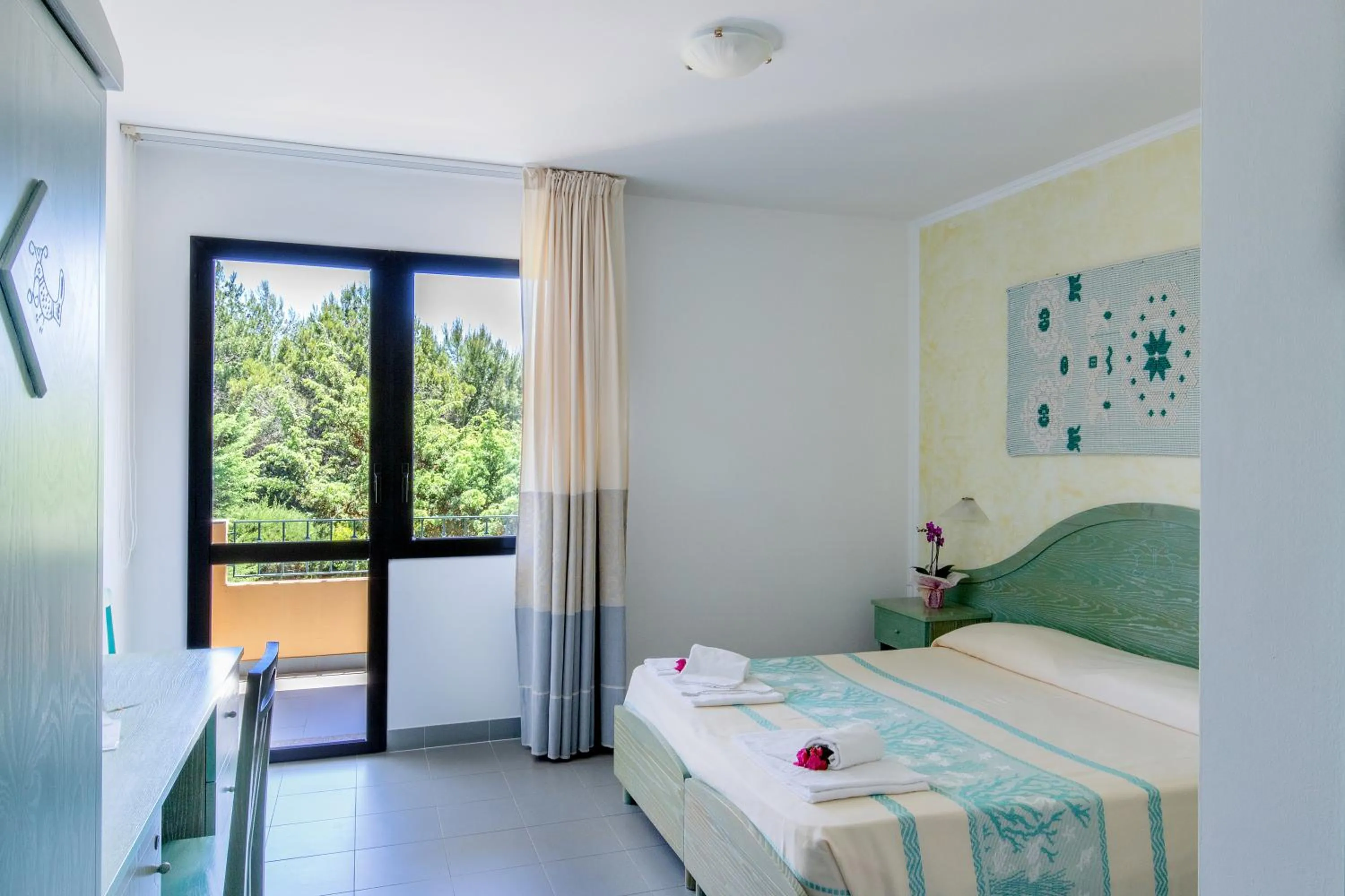 Bed in Hotel Cala Dei Pini