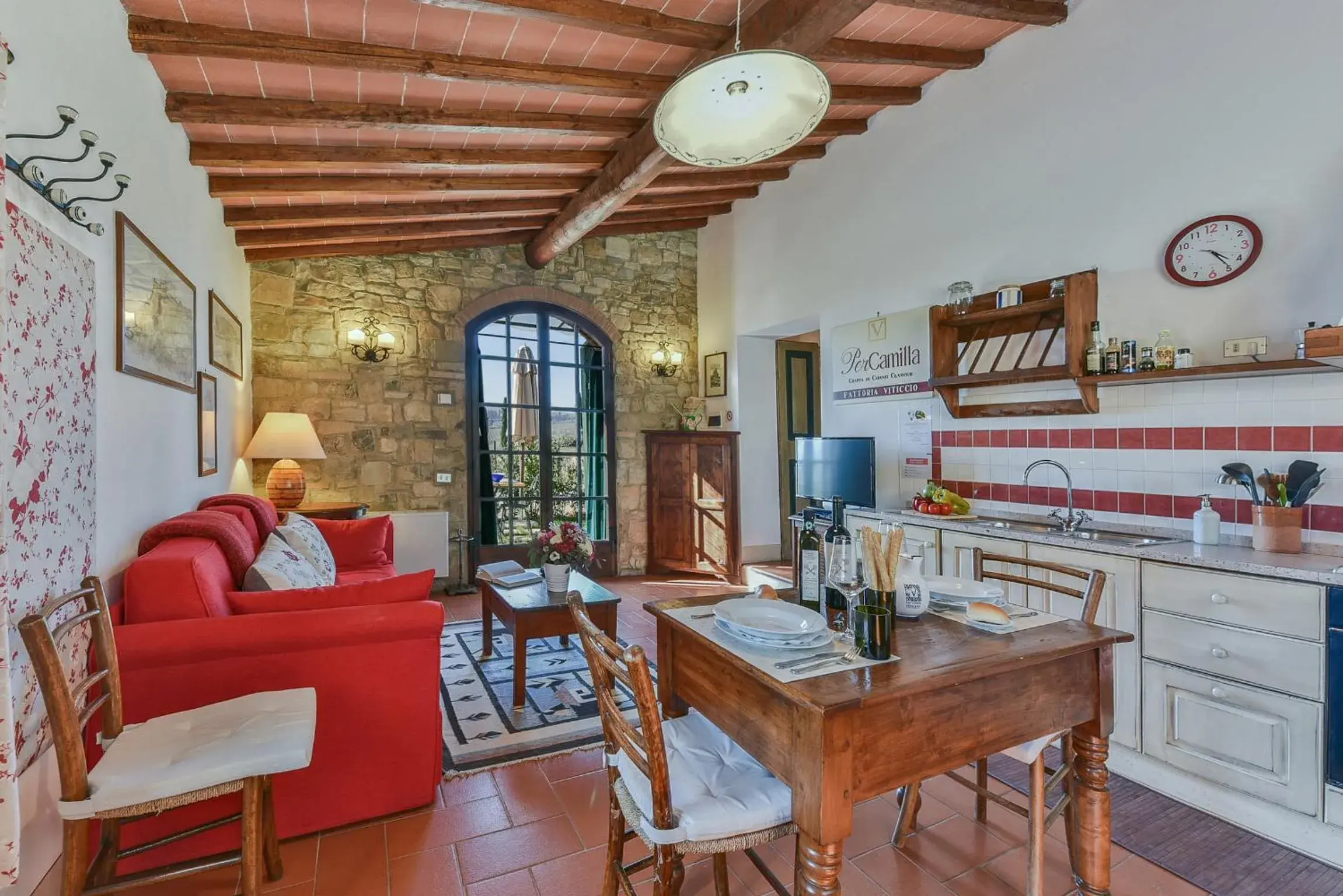 One-Bedroom Apartment with Panoramic View in Viticcio One-Bedroom Apartment with Panoramic View in Viticcio