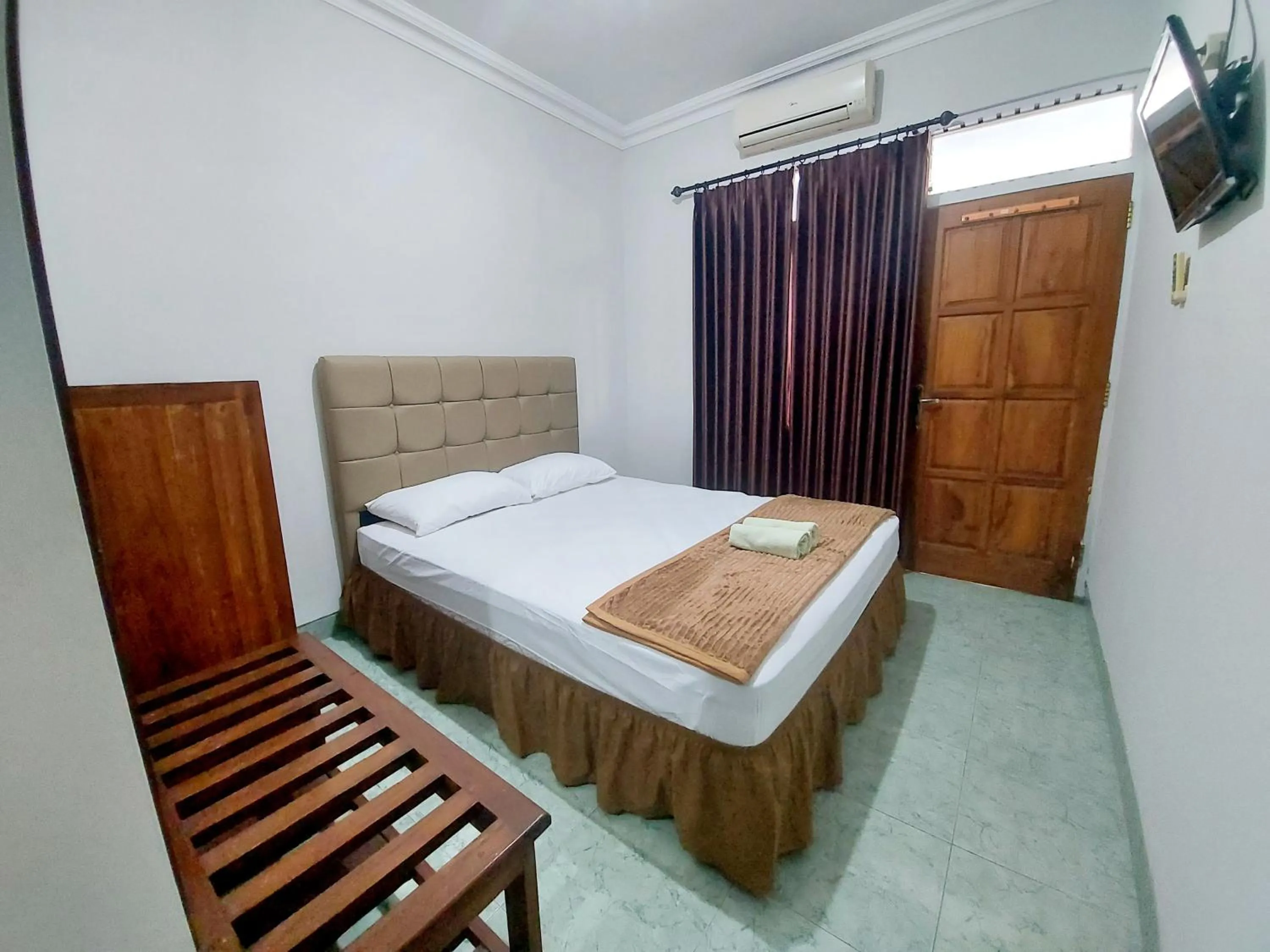 Bed in Hotel Sri Timur