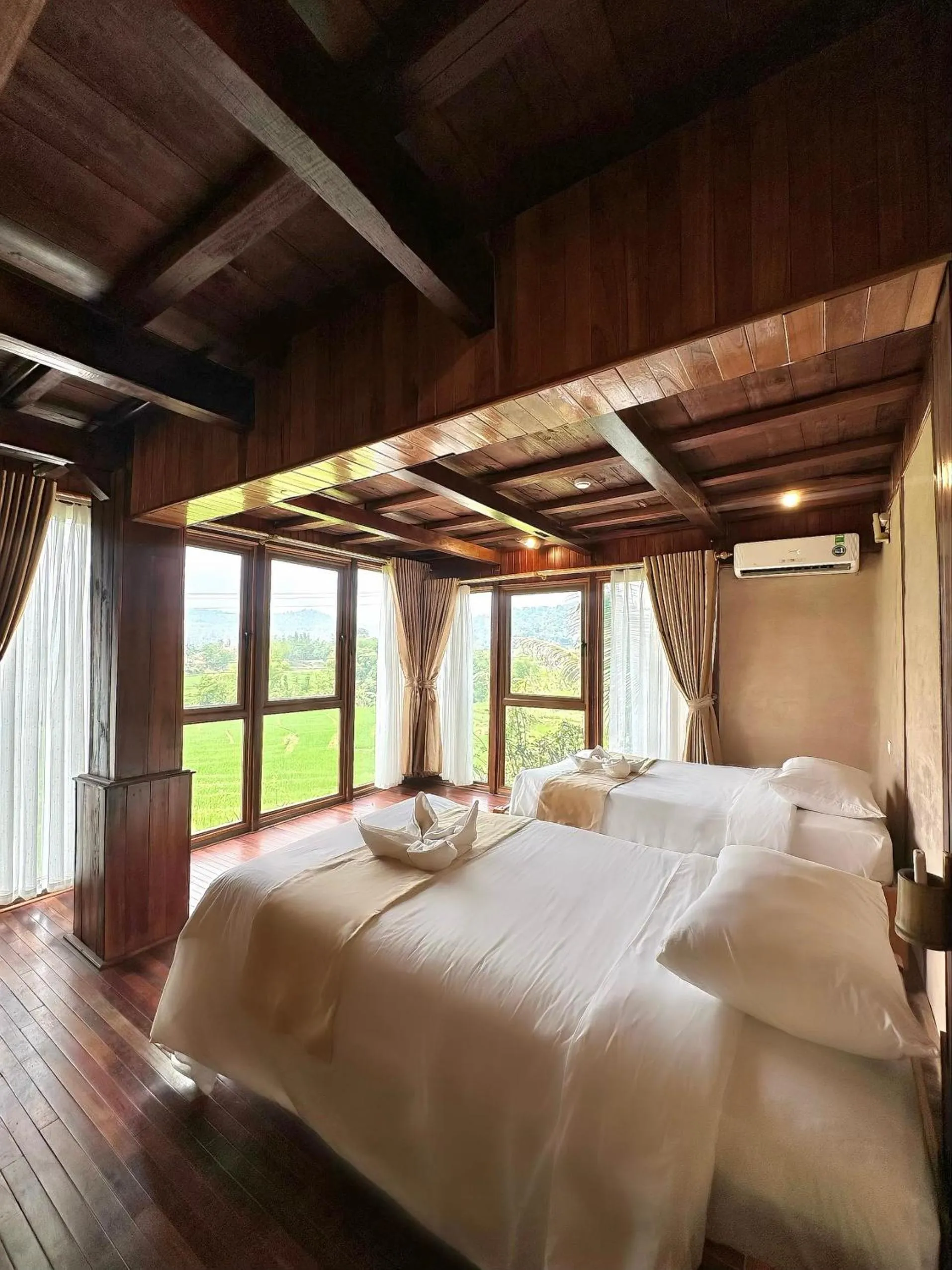 Bedroom, Bed in Mai Chau Onsen Retreat