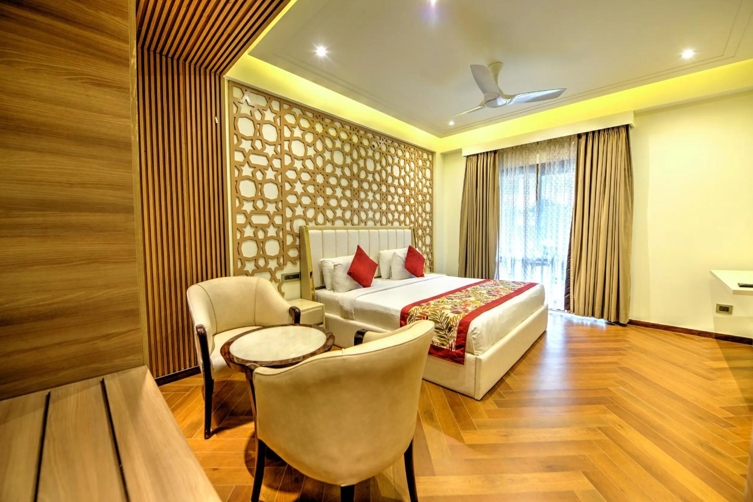 Bed in Silver Sand Beach Resort Havelock