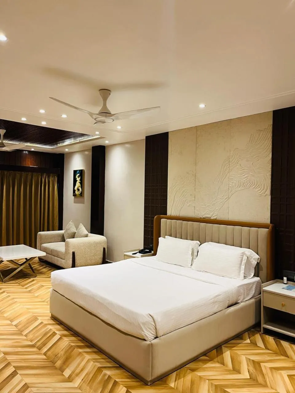 Bed in Silver Sand Beach Resort Havelock