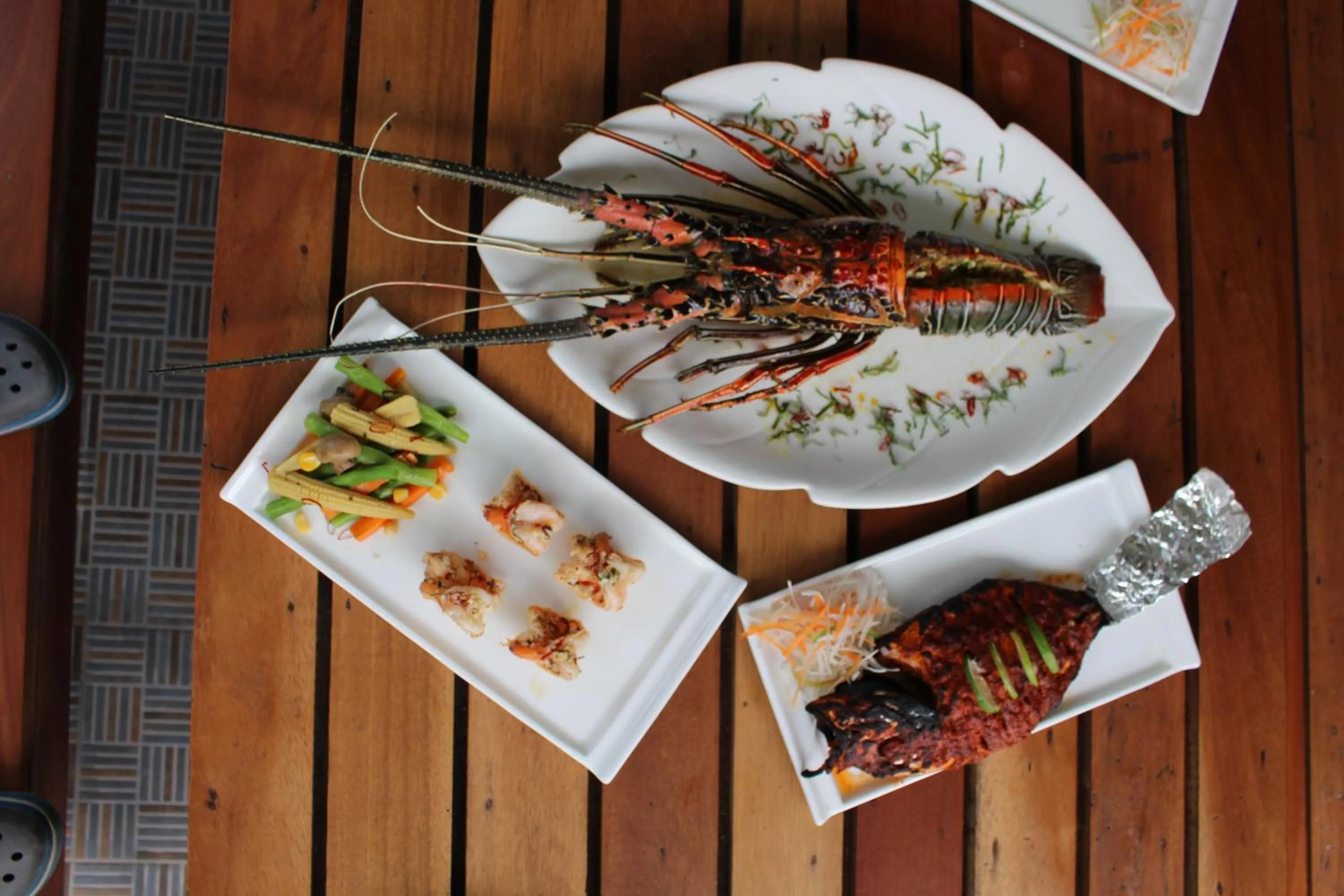 Food in Silver Sand Beach Resort Havelock