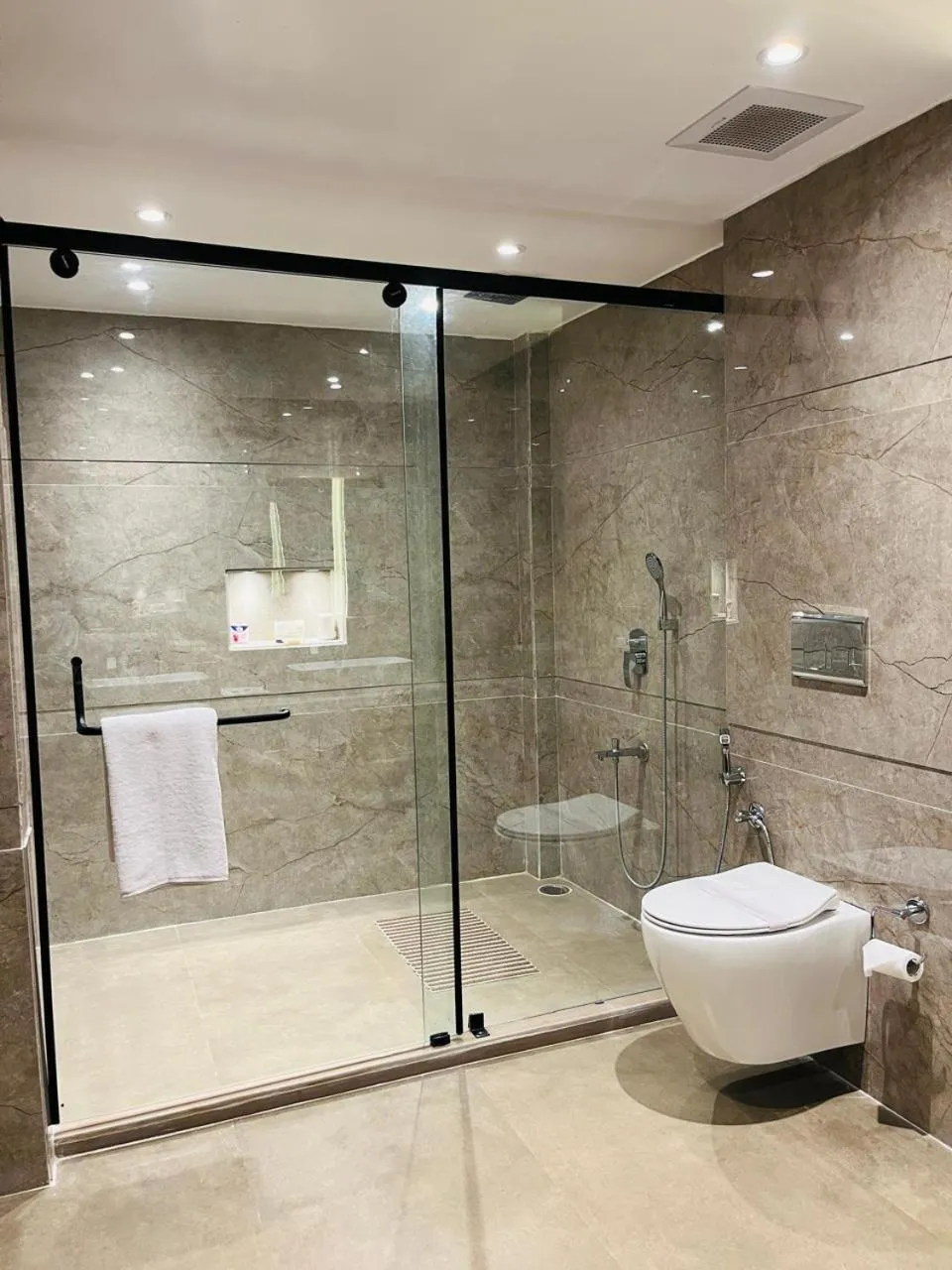 Shower in Silver Sand Beach Resort Havelock