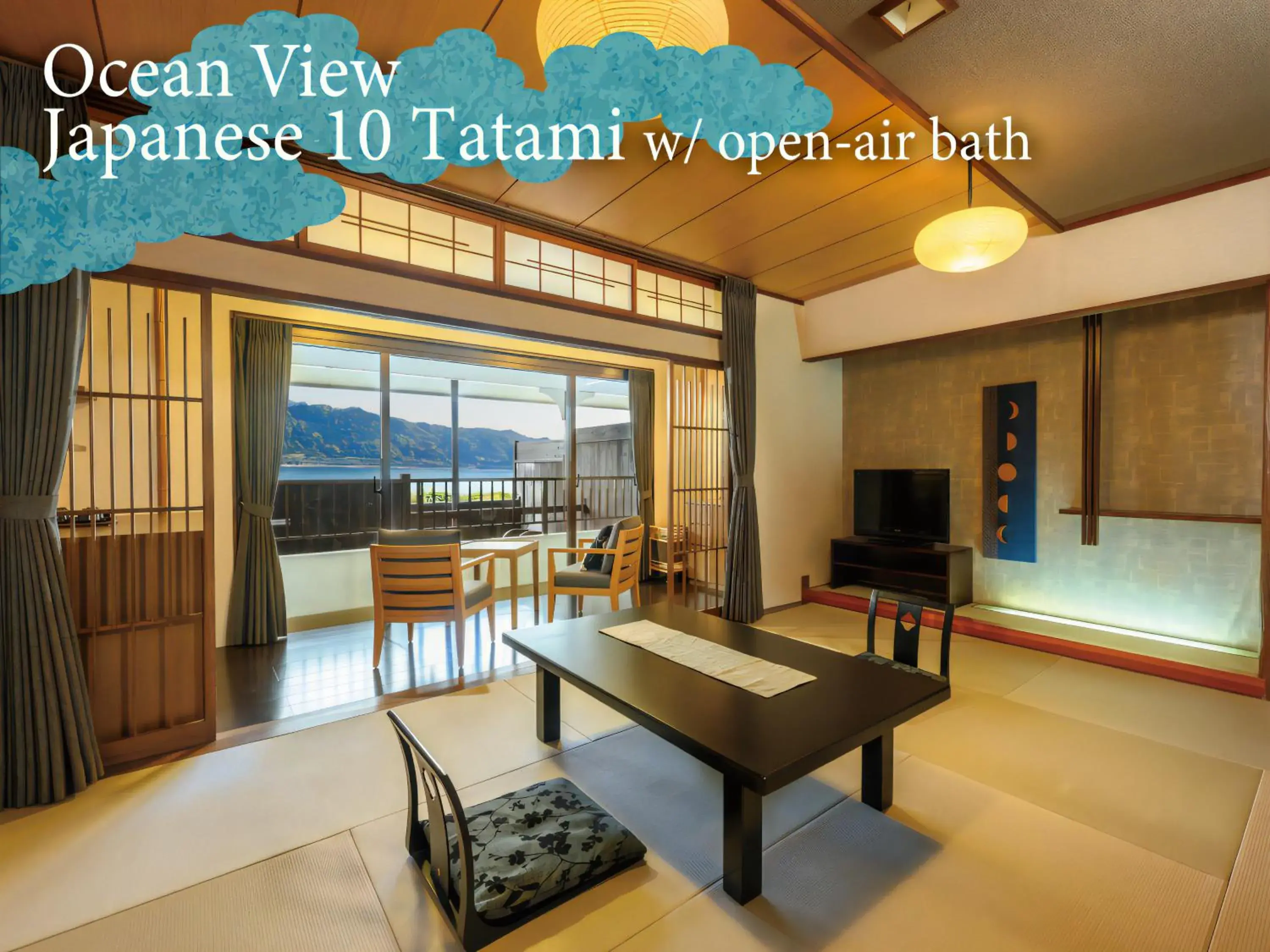 Japanese E (Ocean View)(10Tatami)(With open-air bath)(Nonsmoking) - single occupancy in KAMENOI HOTEL Nachi Katsuura Japanese E (Ocean View)(10Tatami)(With open-air bath)(Nonsmoking) - single occupancy in KAMENOI HOTEL Nachi Katsuura