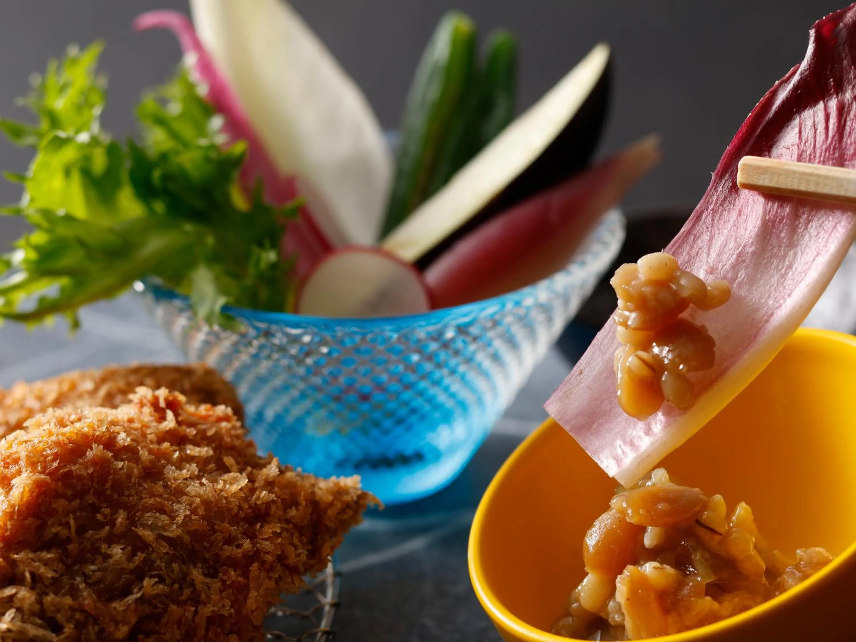 Food close-up in KAMENOI HOTEL Nachi Katsuura