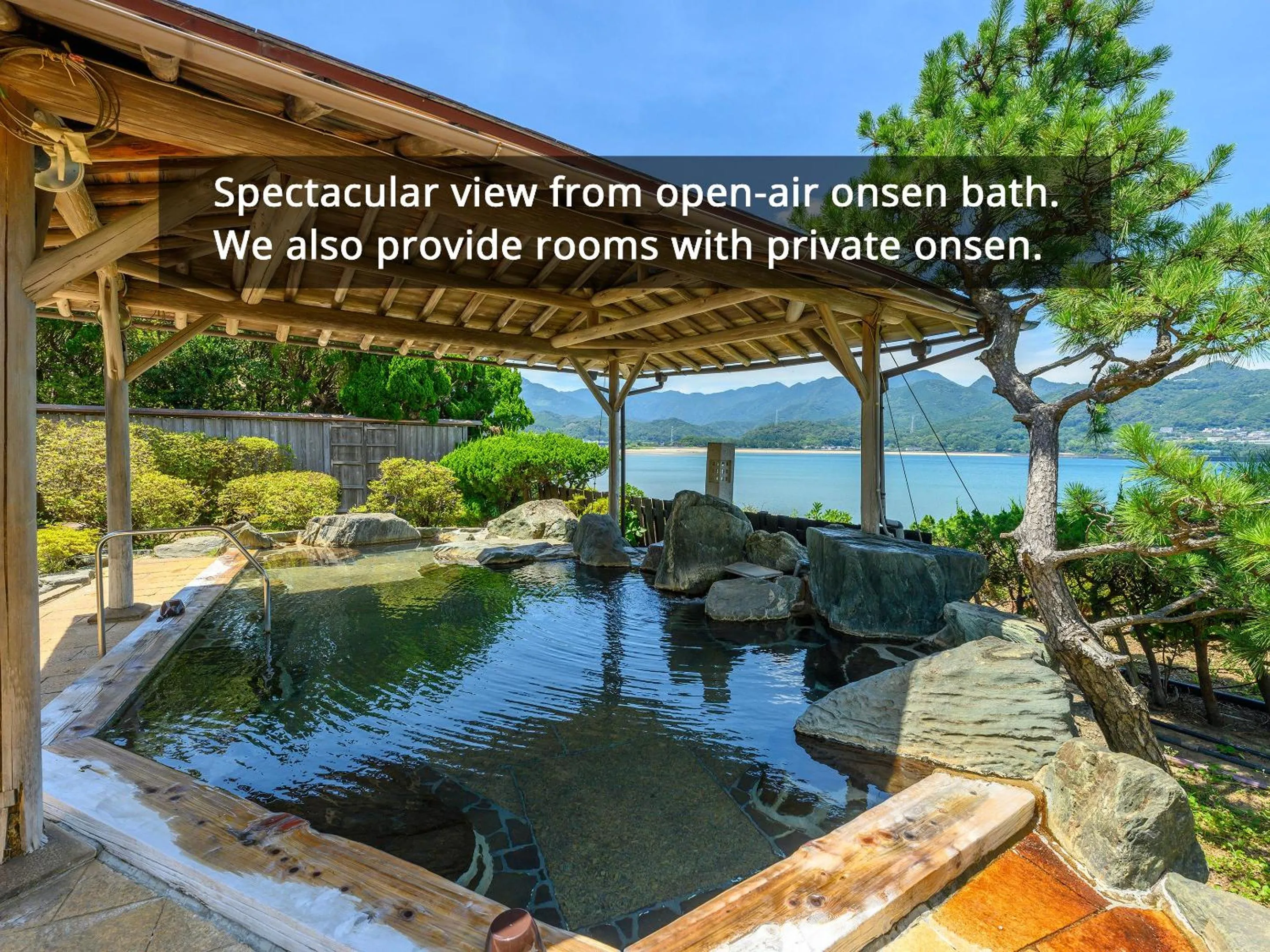 Open Air Bath in KAMENOI HOTEL Nachi Katsuura