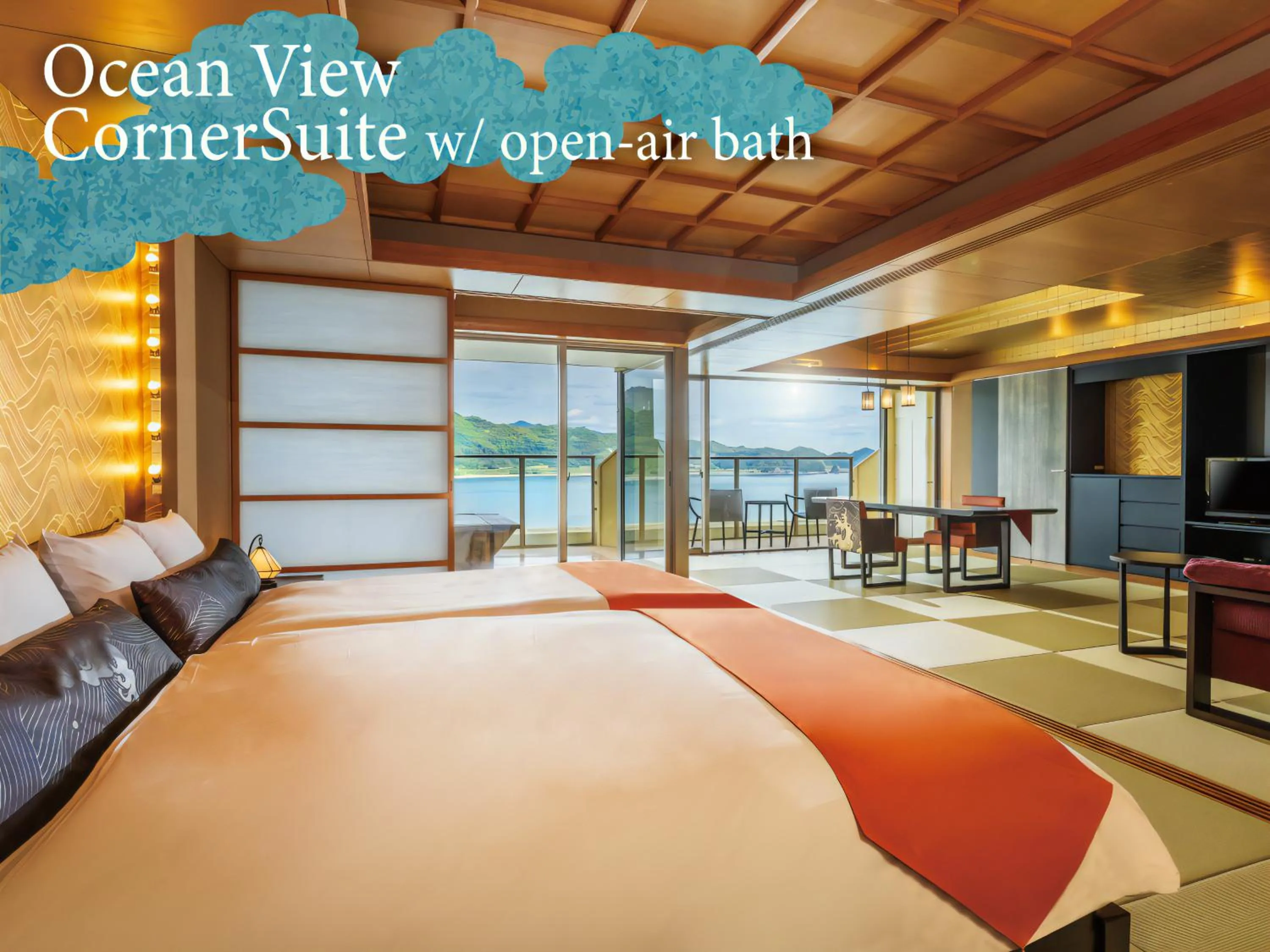 Photo of the whole room, Bed in KAMENOI HOTEL Nachi Katsuura