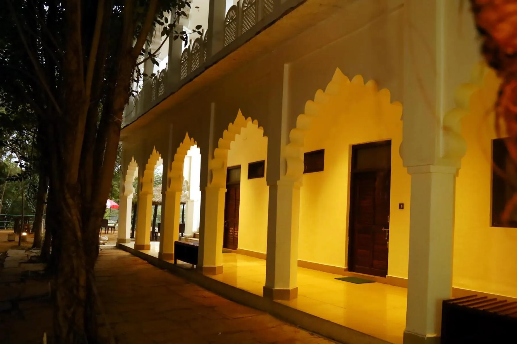 Facade/entrance in Panna Tiger Resort- Riverside Property