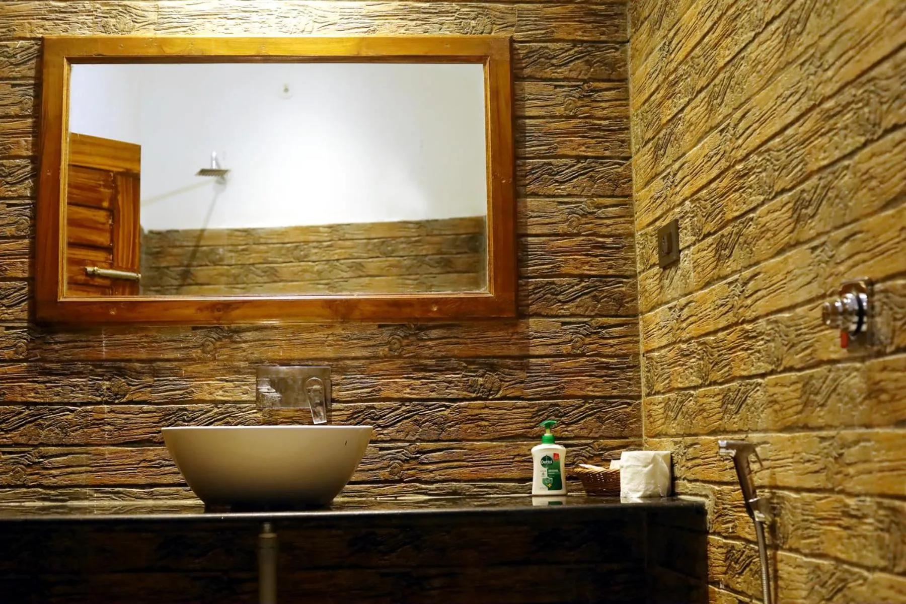 Bathroom in Panna Tiger Resort- Riverside Property