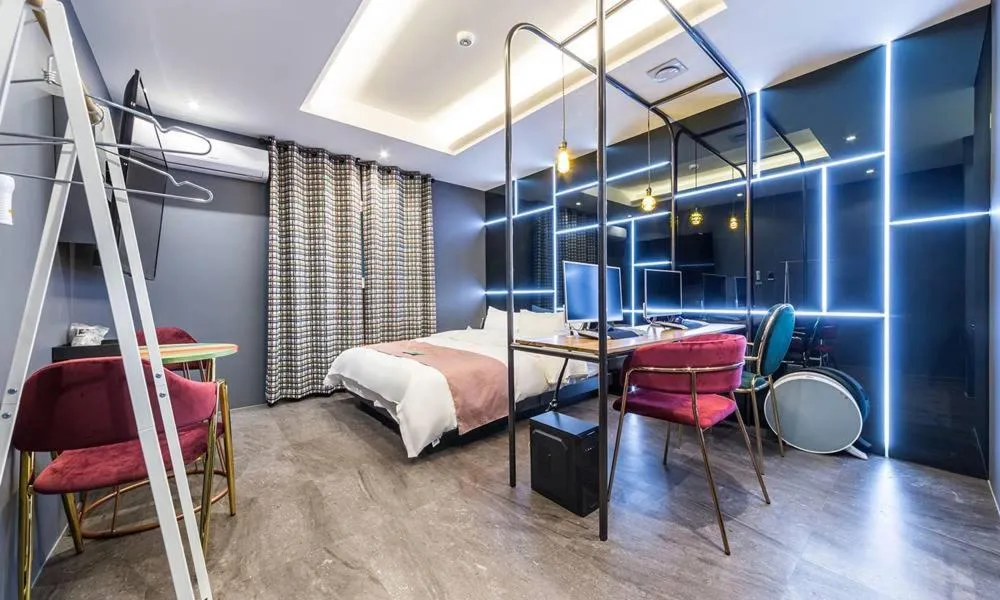 Bed in Guri Hotel In cafe