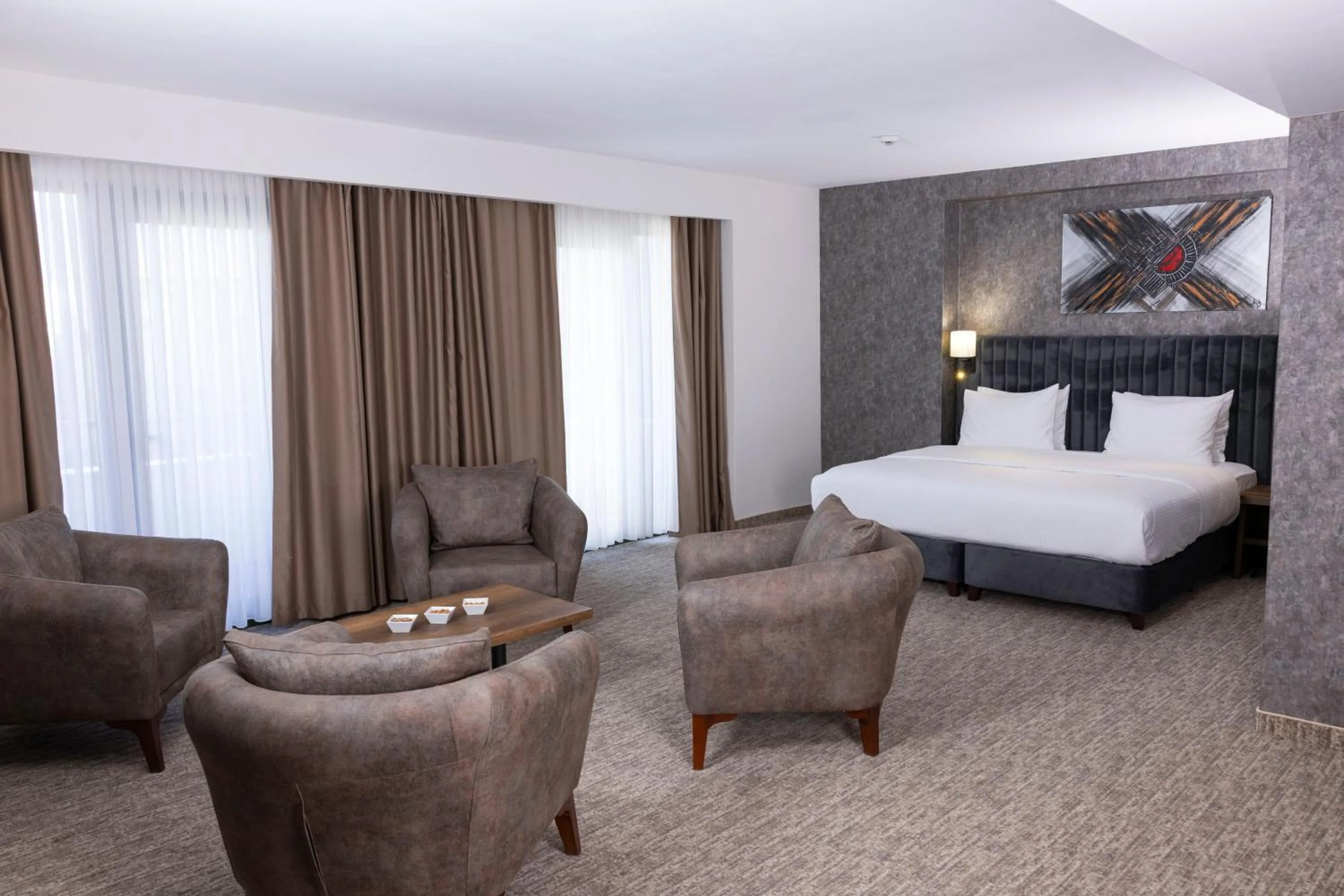 Bed in Anemon Kent Karabük Otel