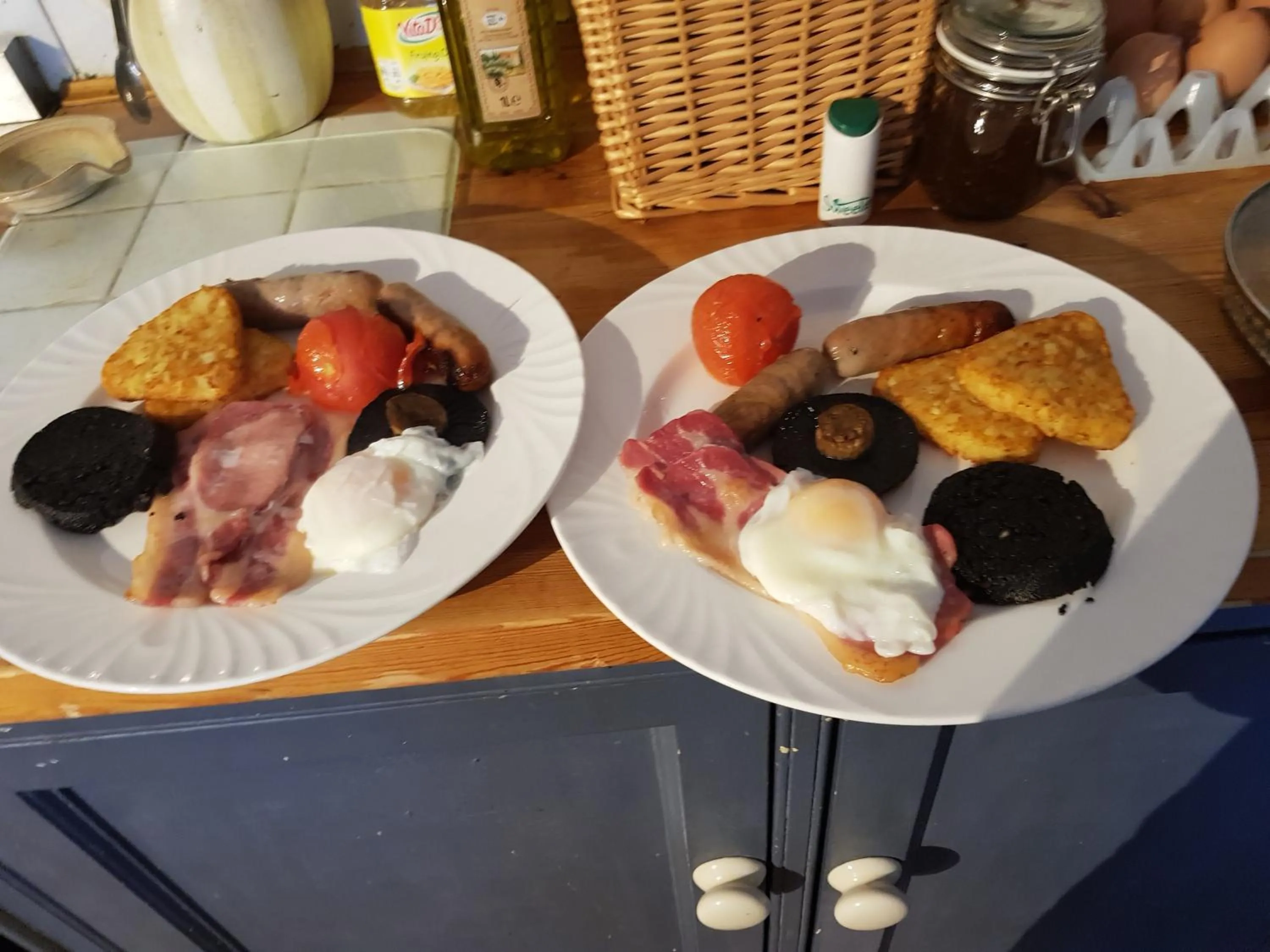 Breakfast in Low Gingerfield Farm B&B