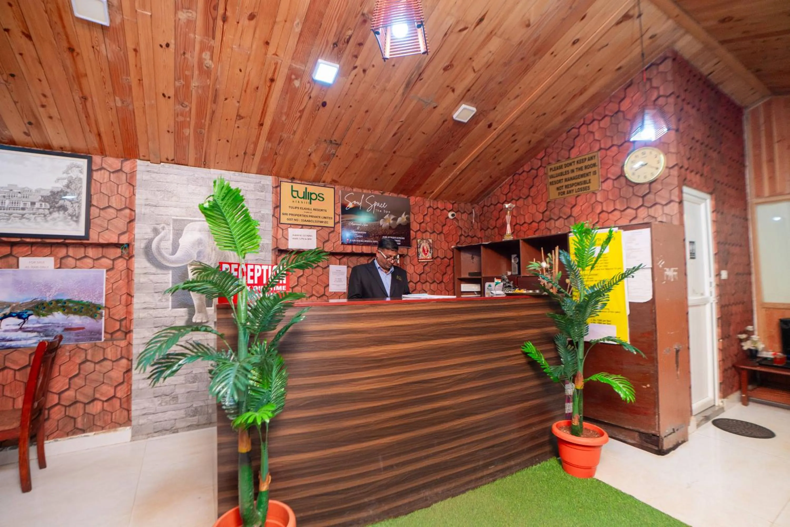 Lobby or reception in Tulips Resorts - Elkhill