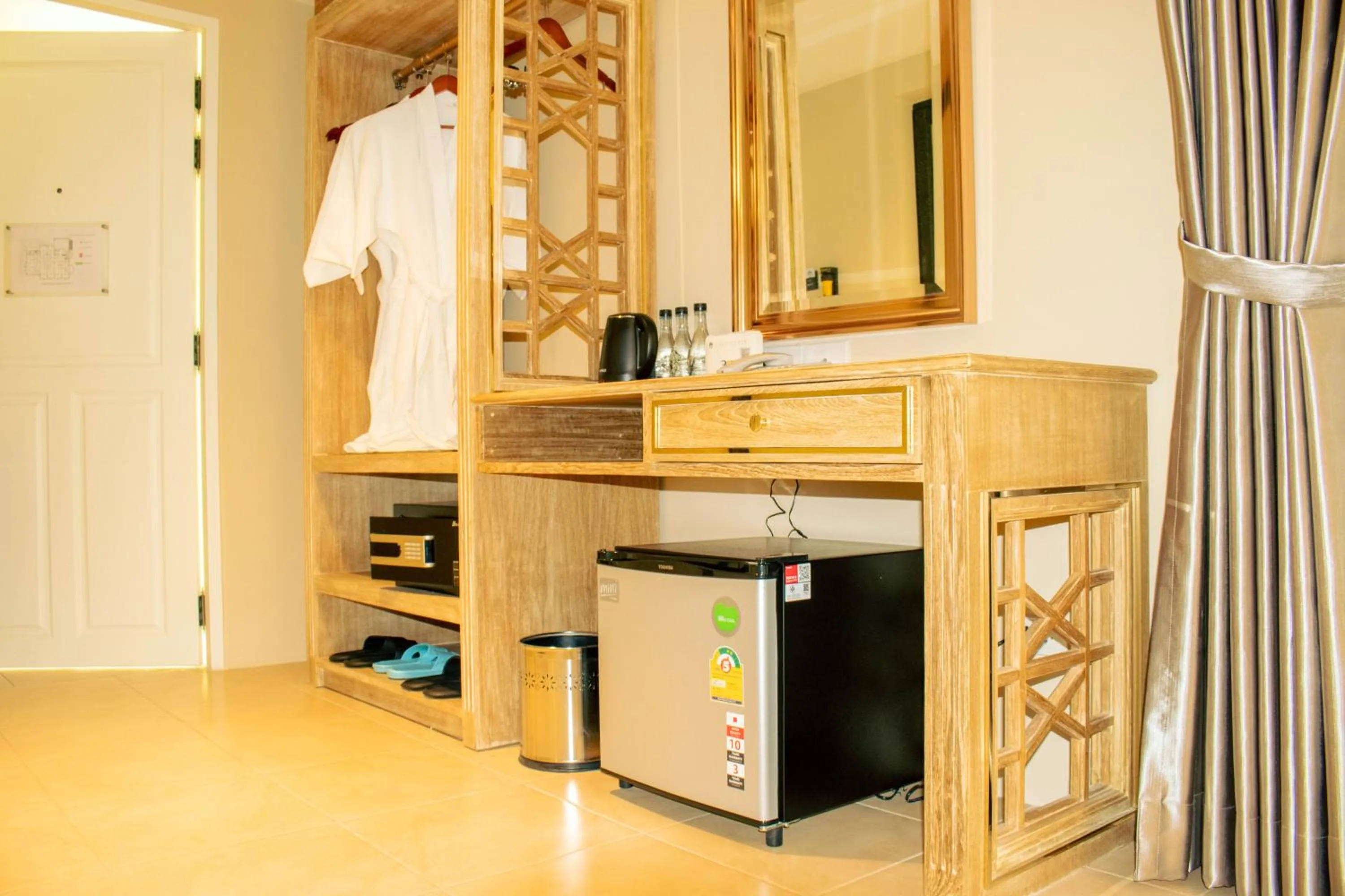 wardrobe in Siri Grand Bangkok Hotel