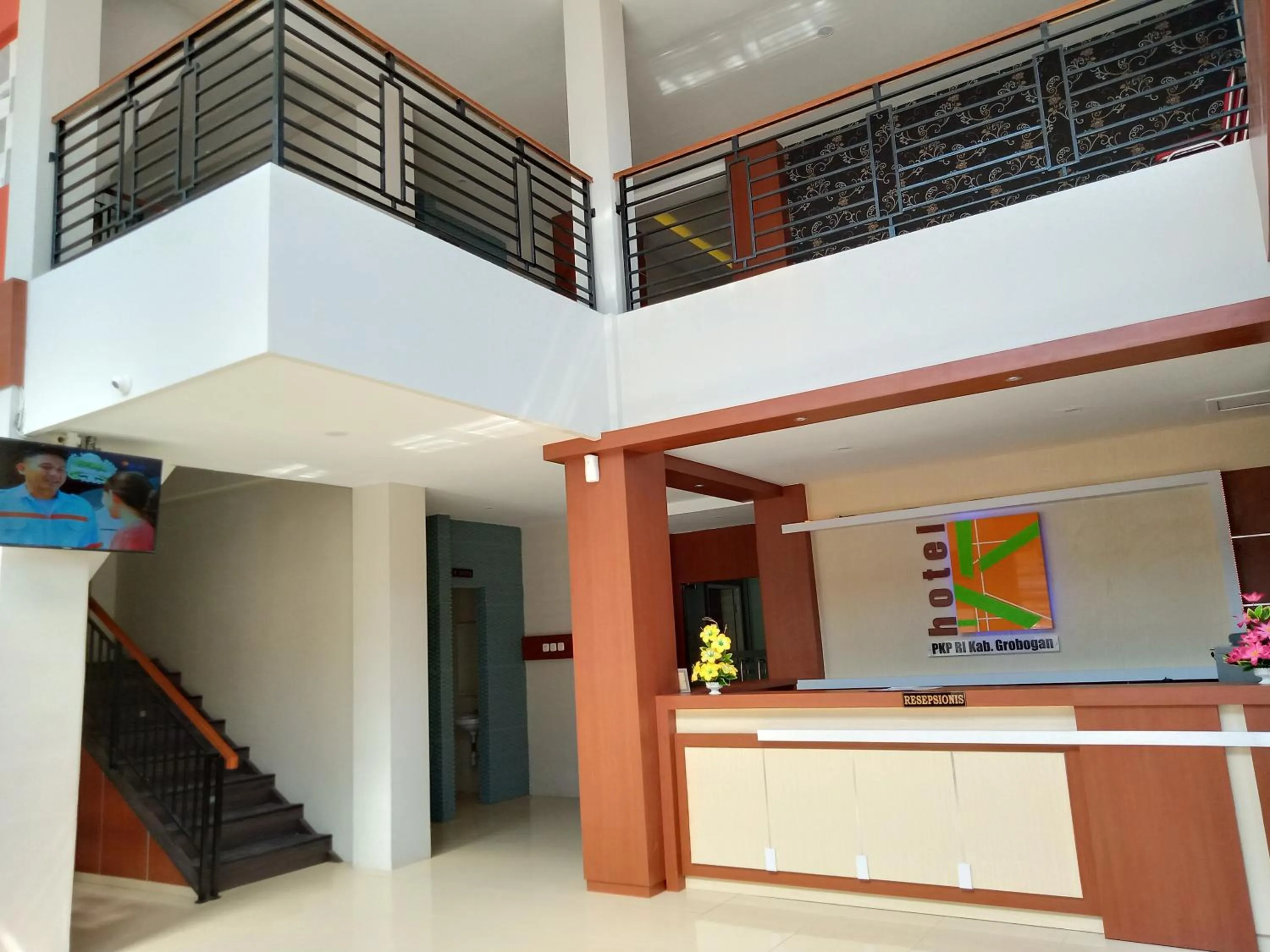 Lobby or reception in Hotel Karunia PKPRI