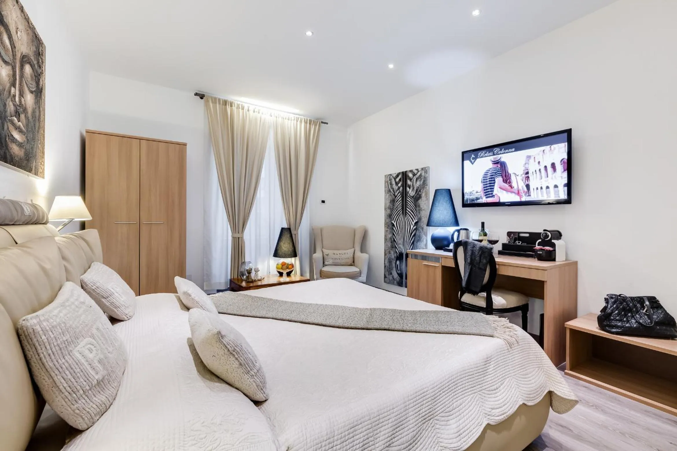 TV and multimedia, Bed in Relais Colonna