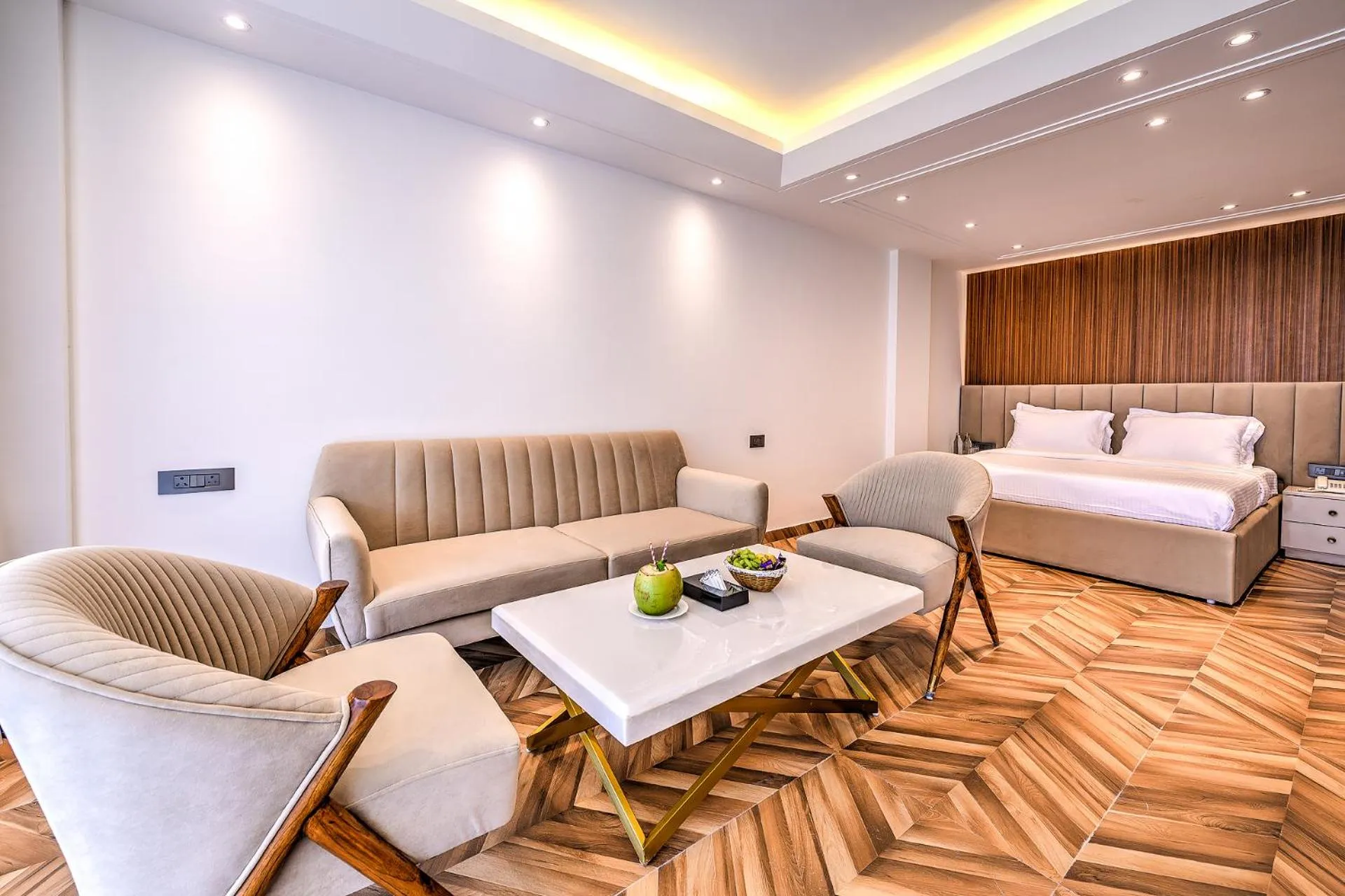 Bed in Silver Sand Sea Princess Beach Resort