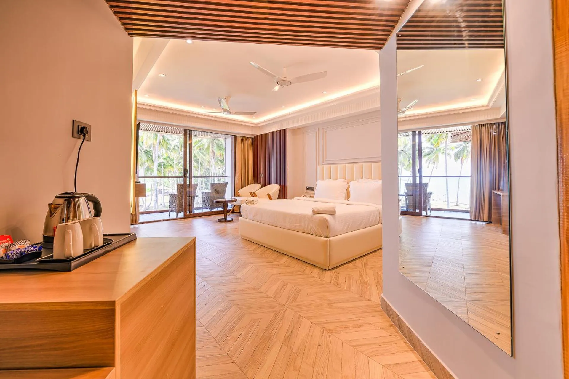 Bed in Silver Sand Sea Princess Beach Resort