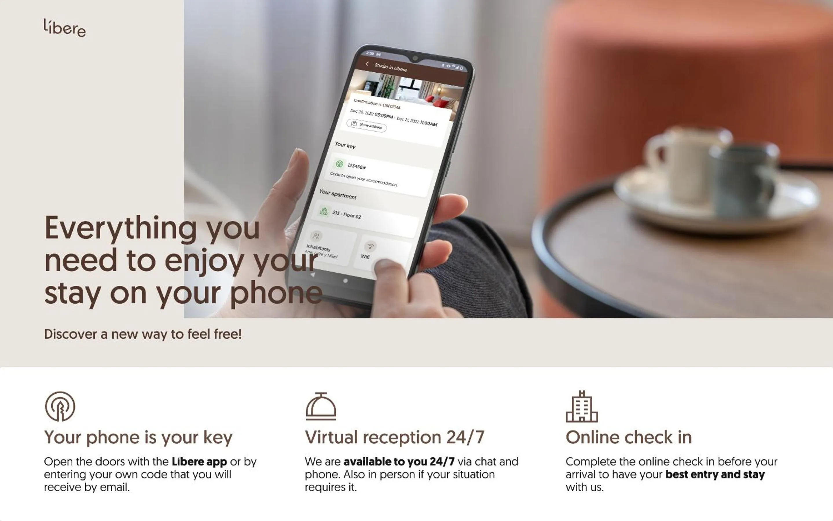 Text overlay in Líbere Lisbon Príncipe Real