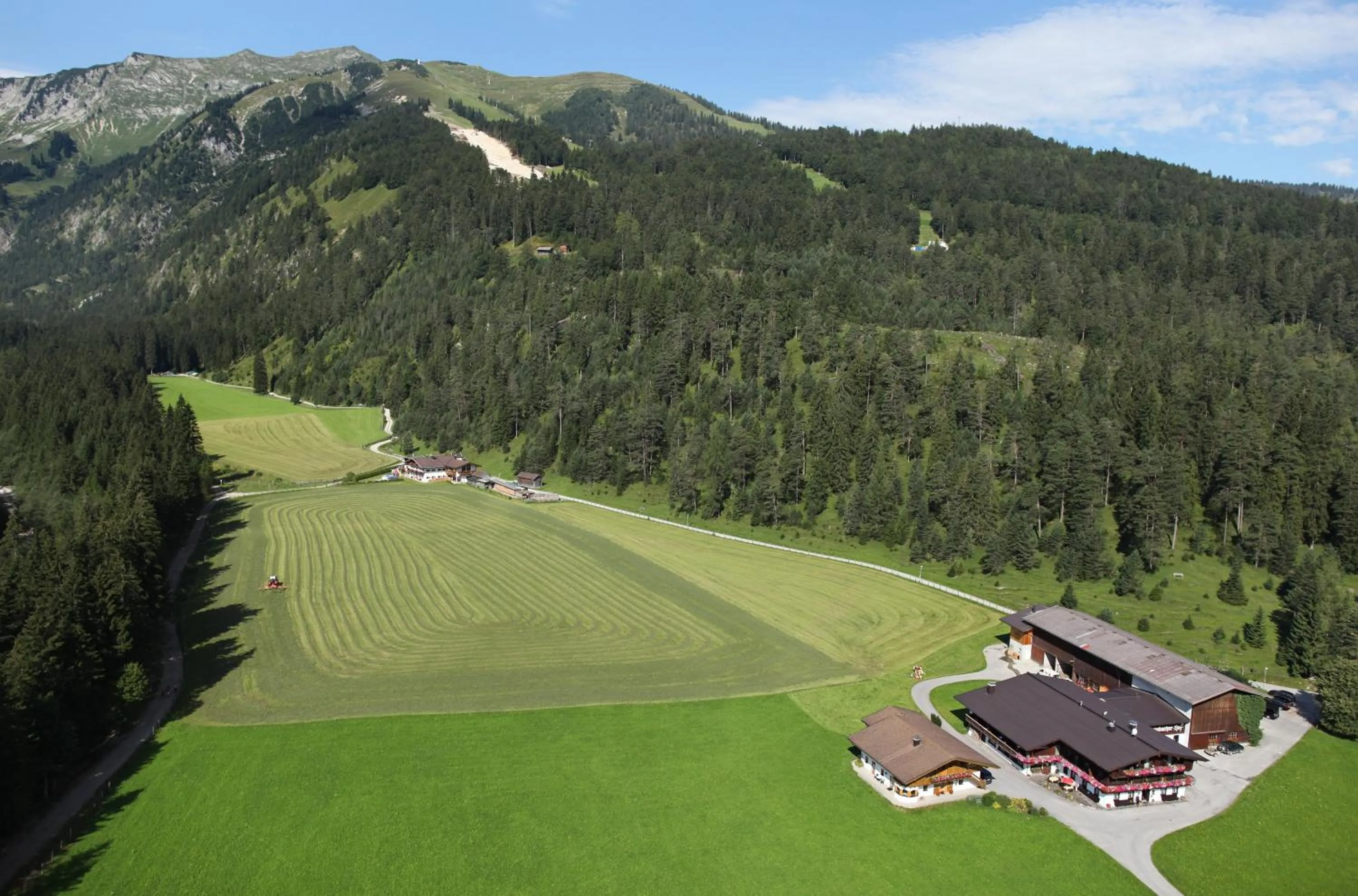 Bird's eye view in Appartements Schrambacherhof