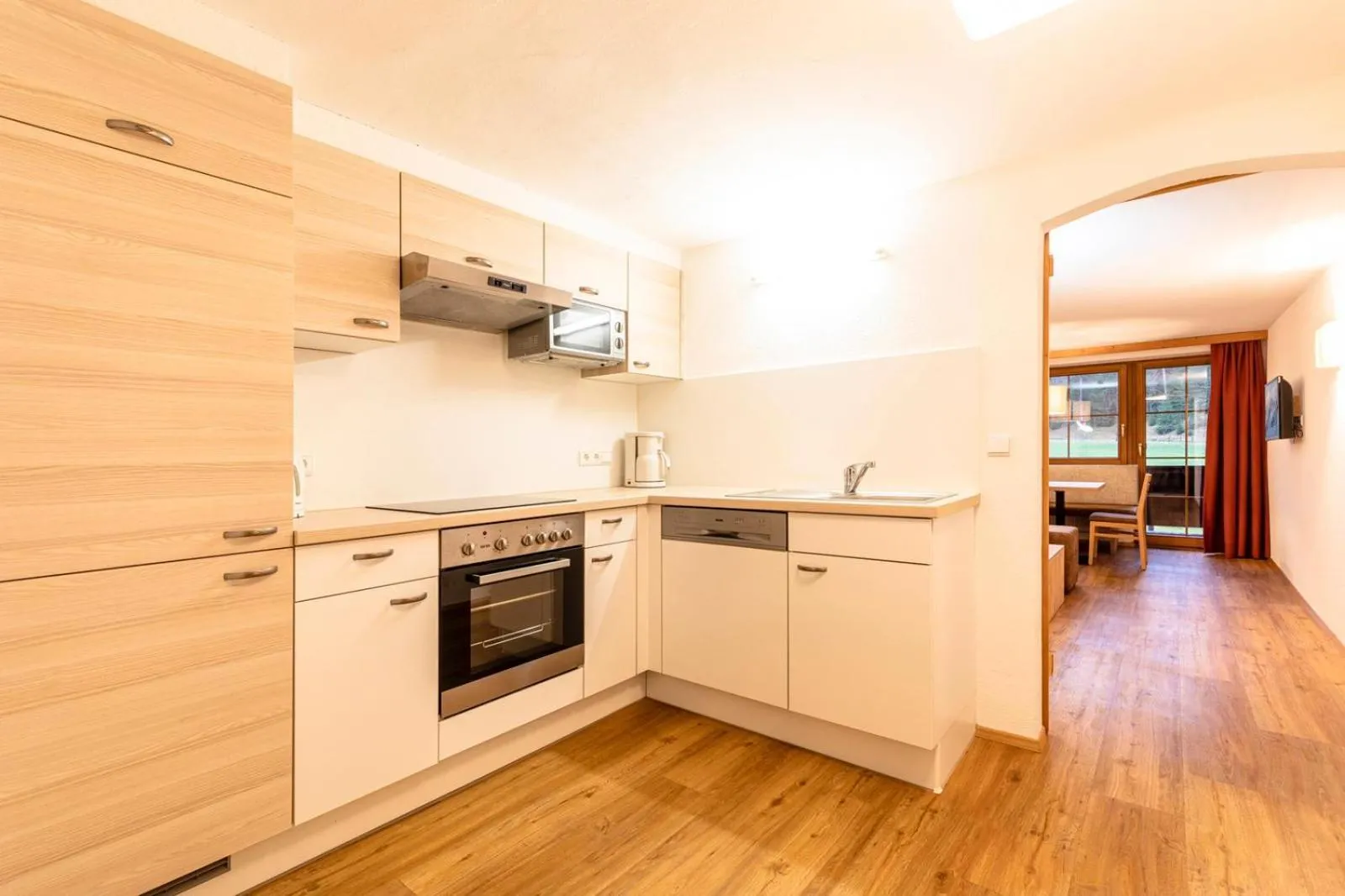 kitchen in Appartements Schrambacherhof