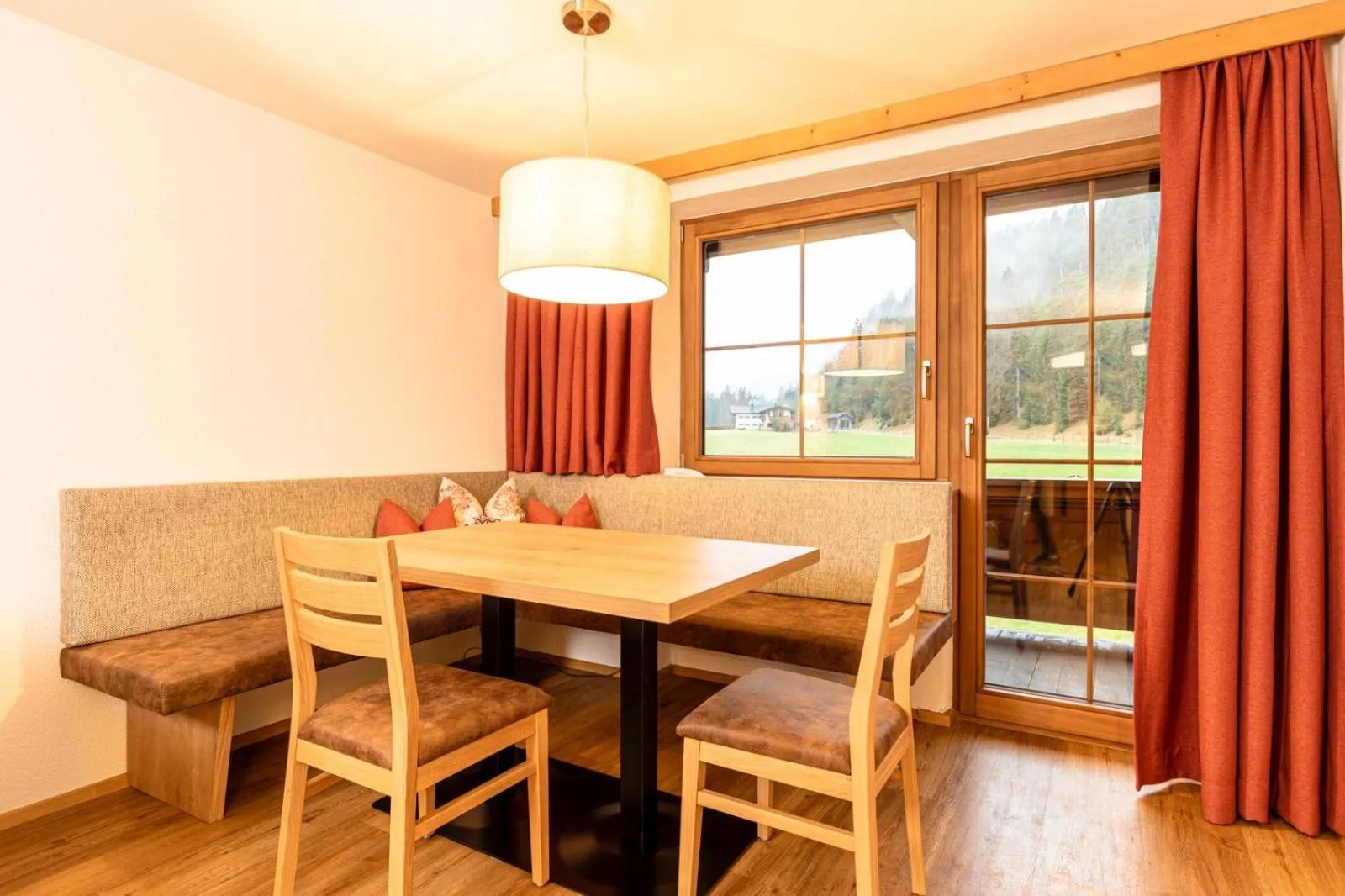 Dining area in Appartements Schrambacherhof