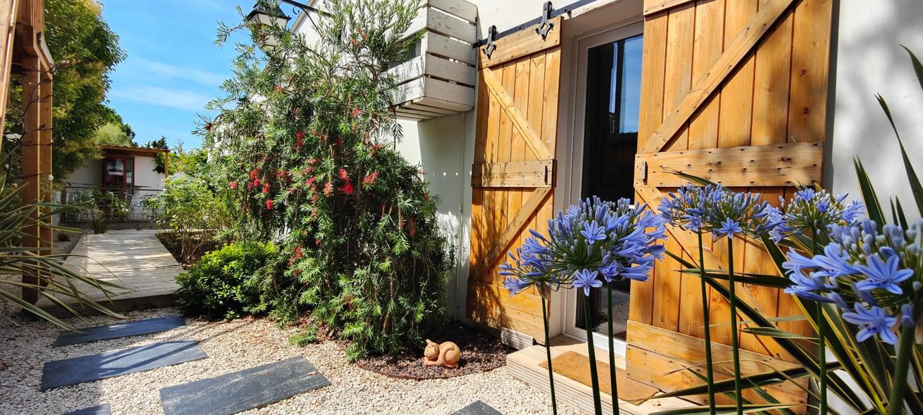 Garden in Logis Le Nid du Pont de Gau