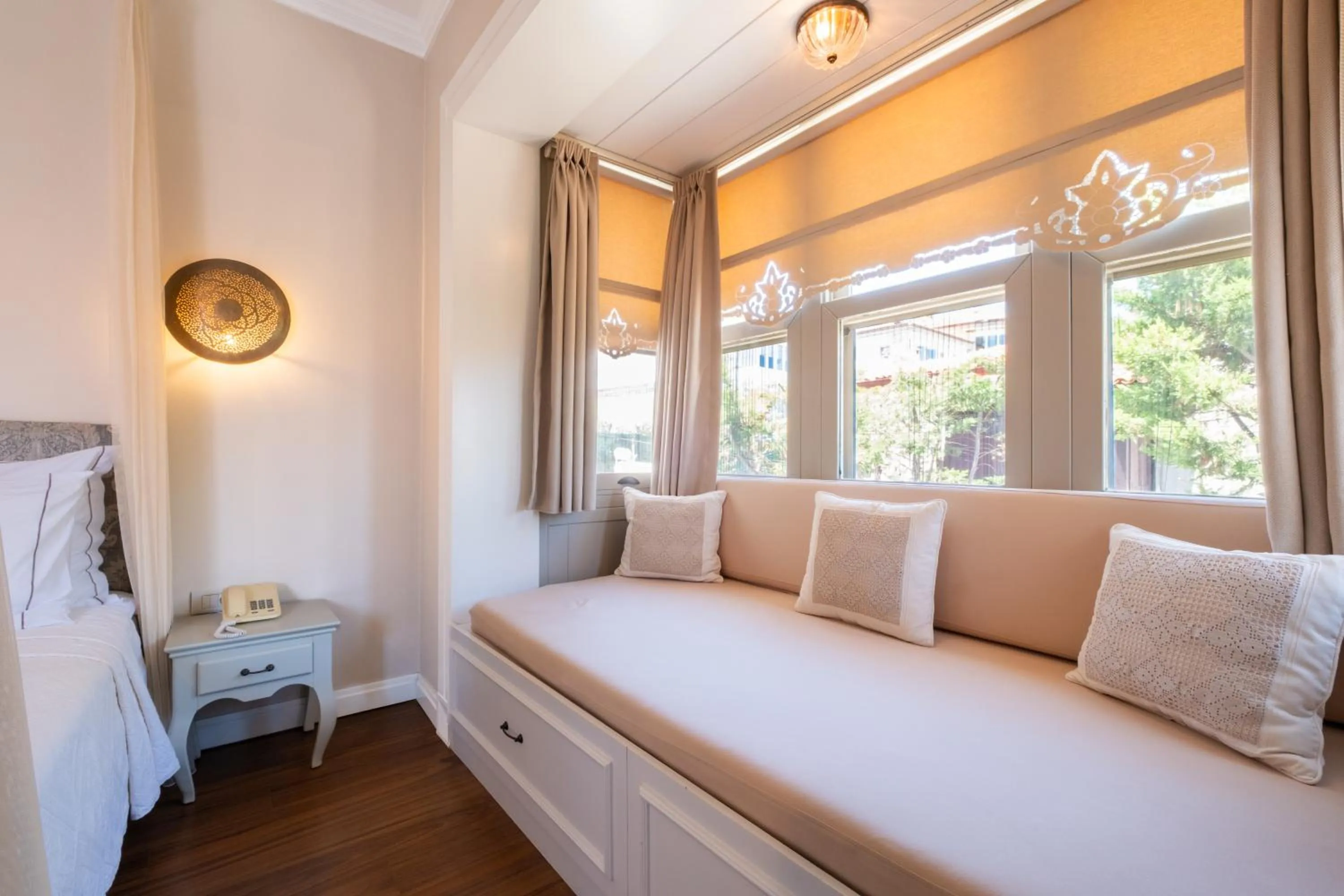 Bed in Viento Alacati Hotel