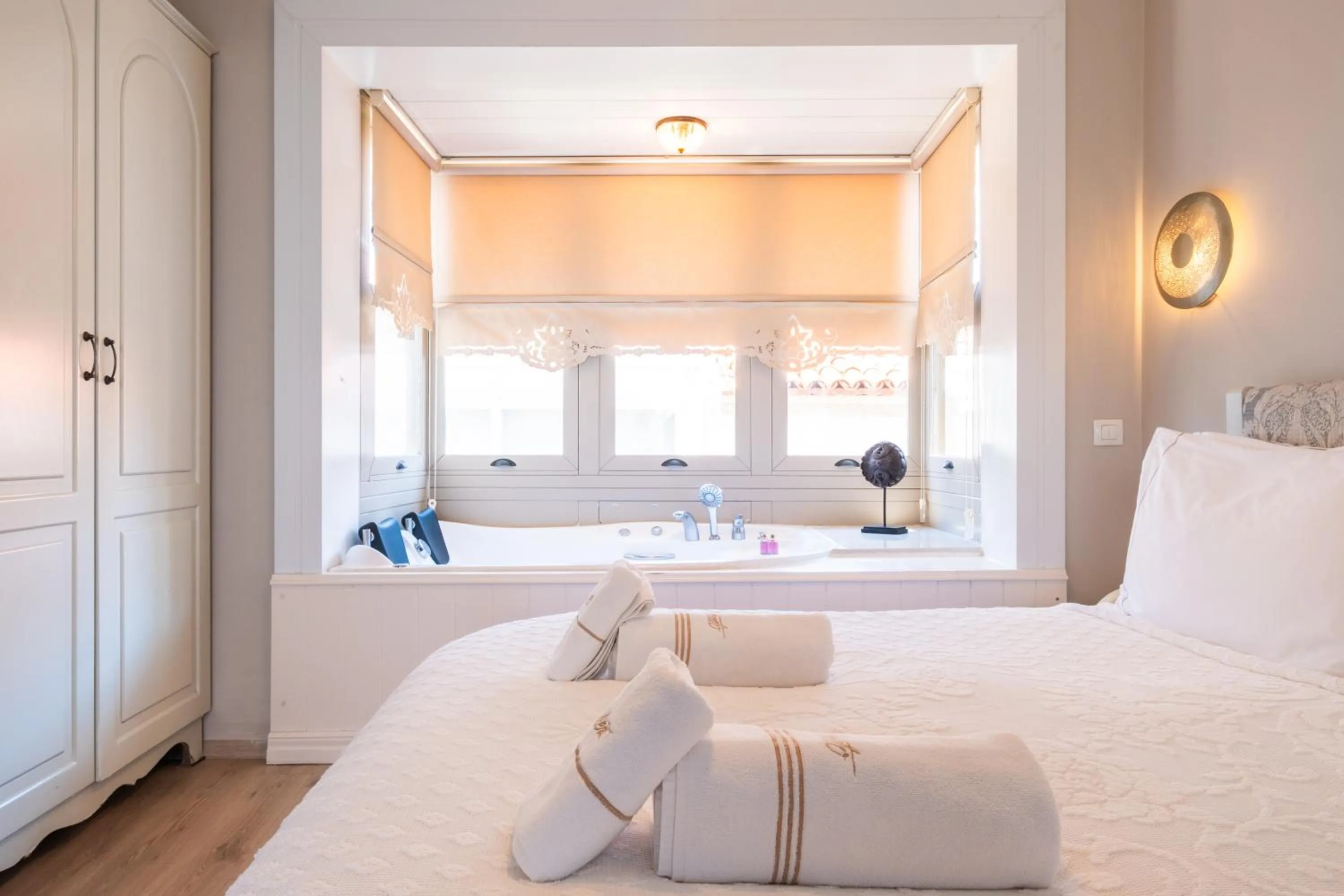 Bed in Viento Alacati Hotel