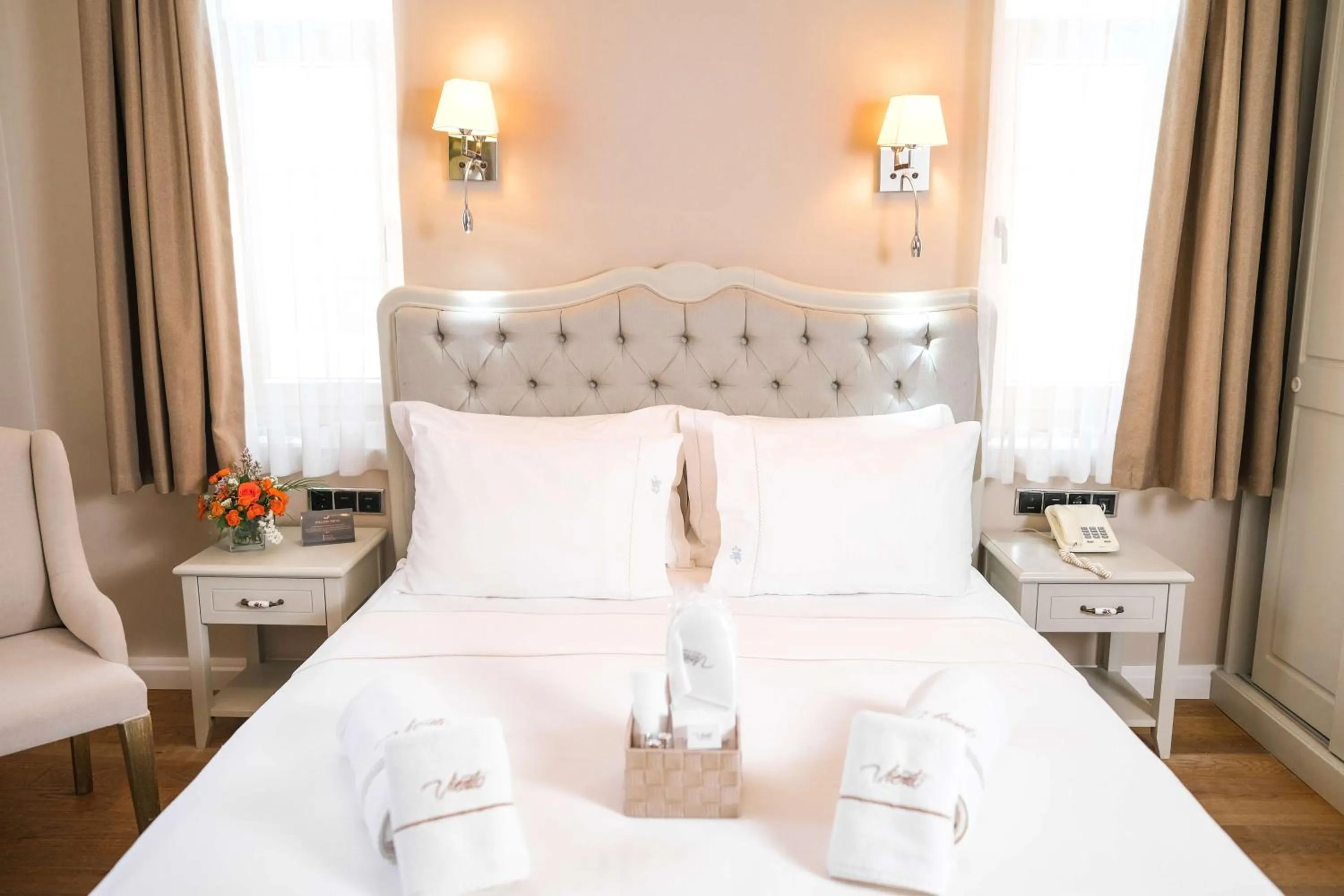 Bed in Viento Alacati Hotel