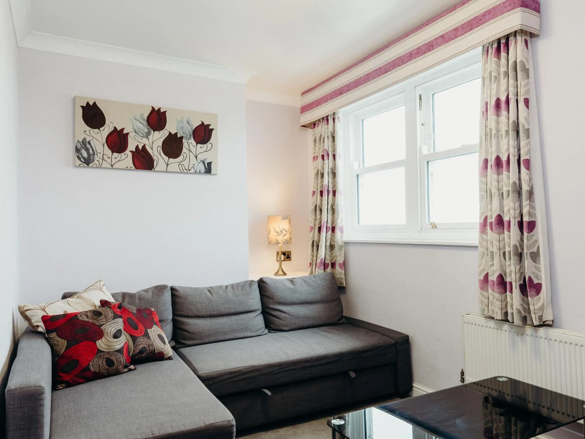 Living room in Crown Spa Hotel Scarborough by Compass Hospitality