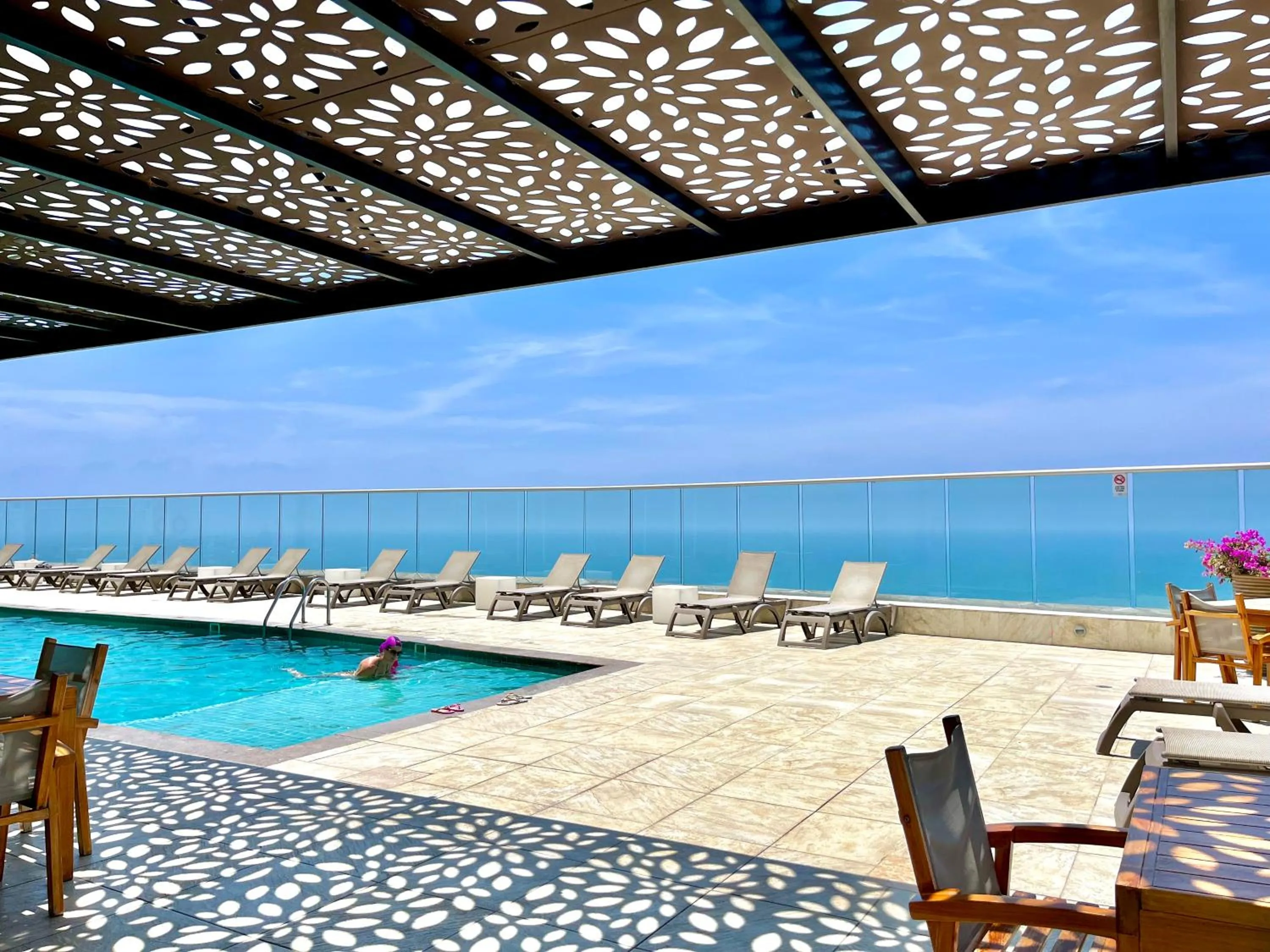 Pool view in by Calamari Homes - Palmetto Beach 2504 Bocagrande