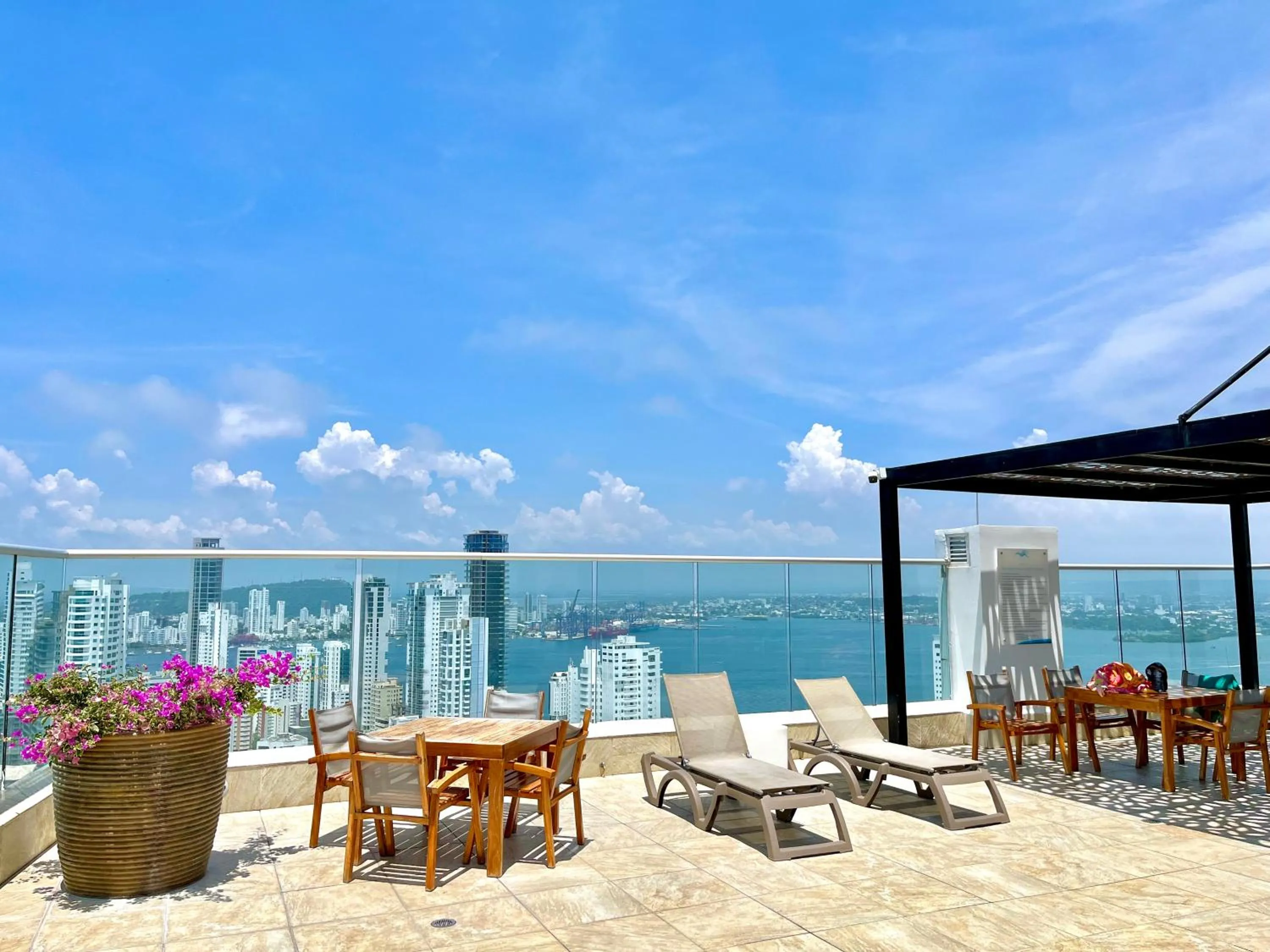 Patio in by Calamari Homes - Palmetto Beach 2504 Bocagrande