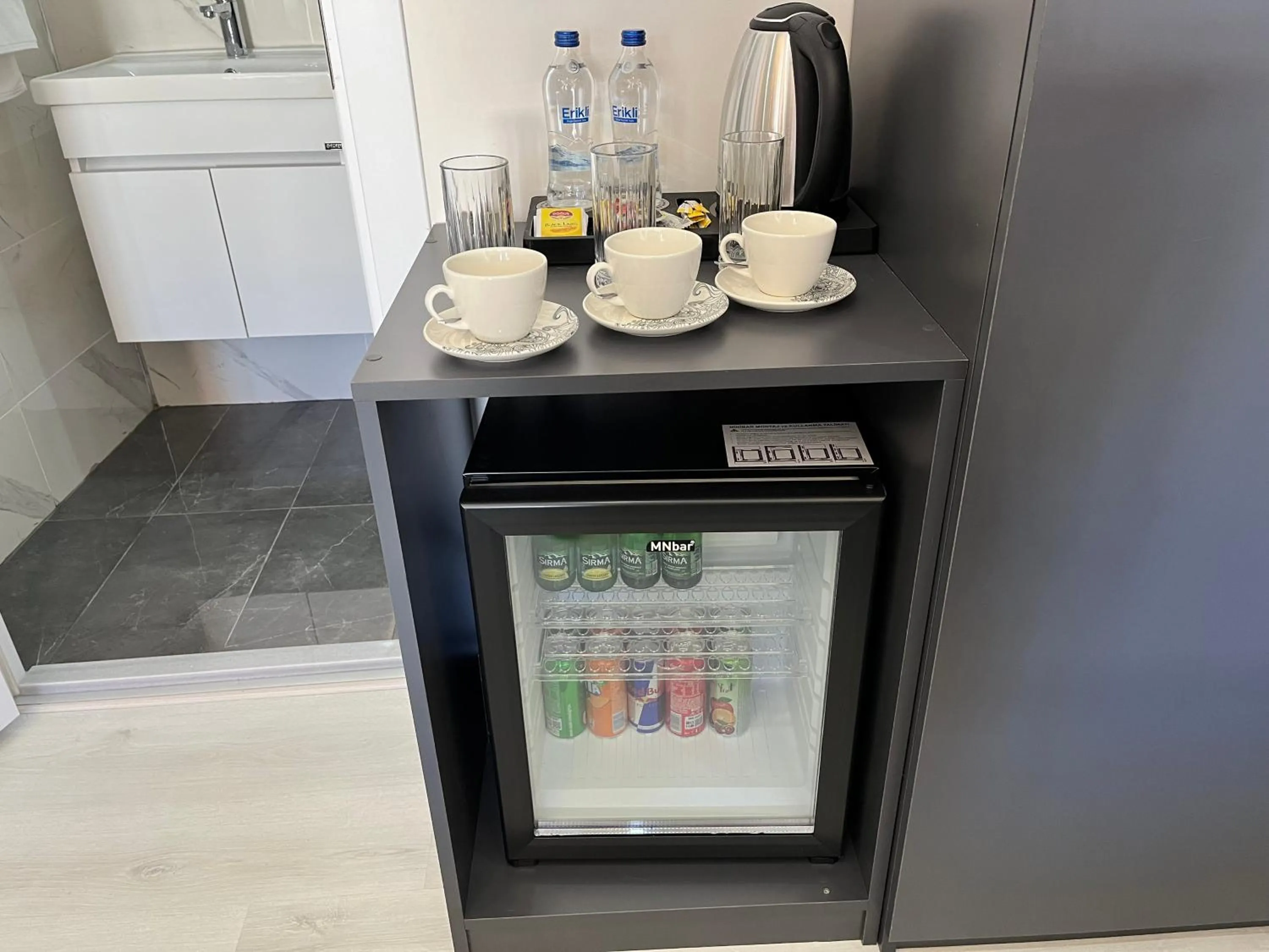 Kitchen or kitchenette in Lale Sultan Hotel