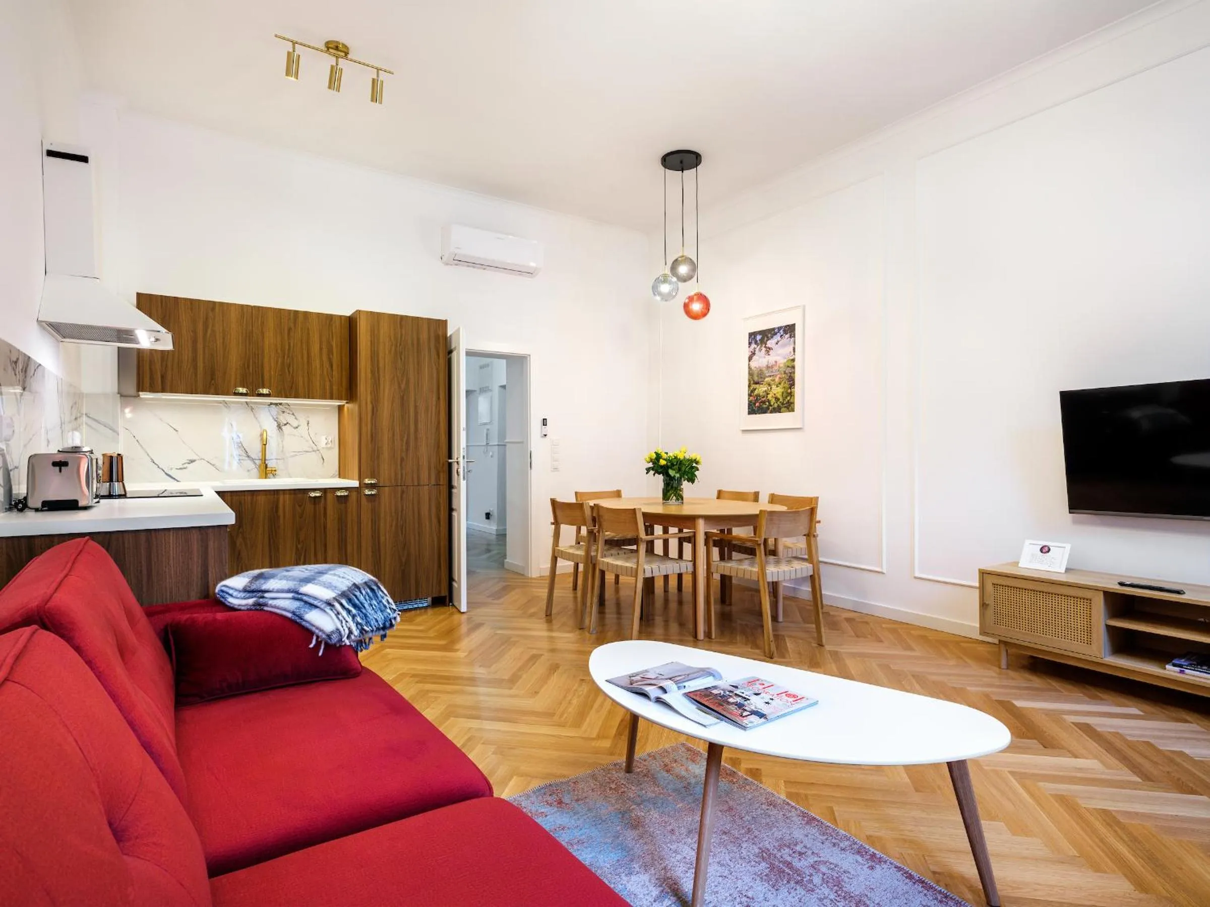 Communal lounge/ TV room in Tyzenhauz Suites Topolowa