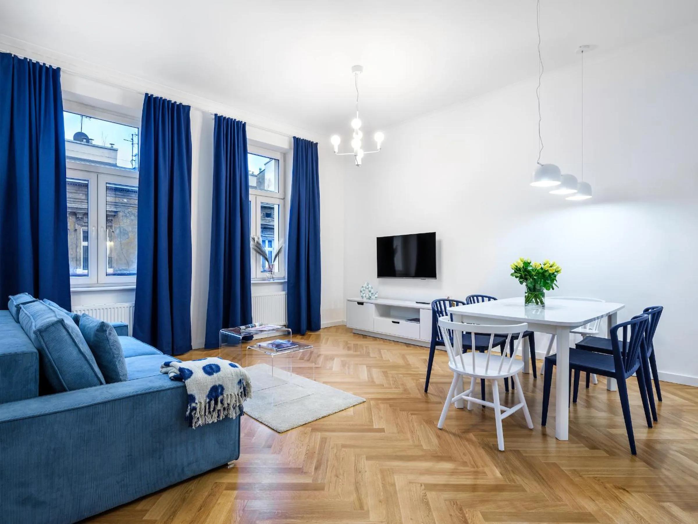 Communal lounge/ TV room in Tyzenhauz Suites Topolowa