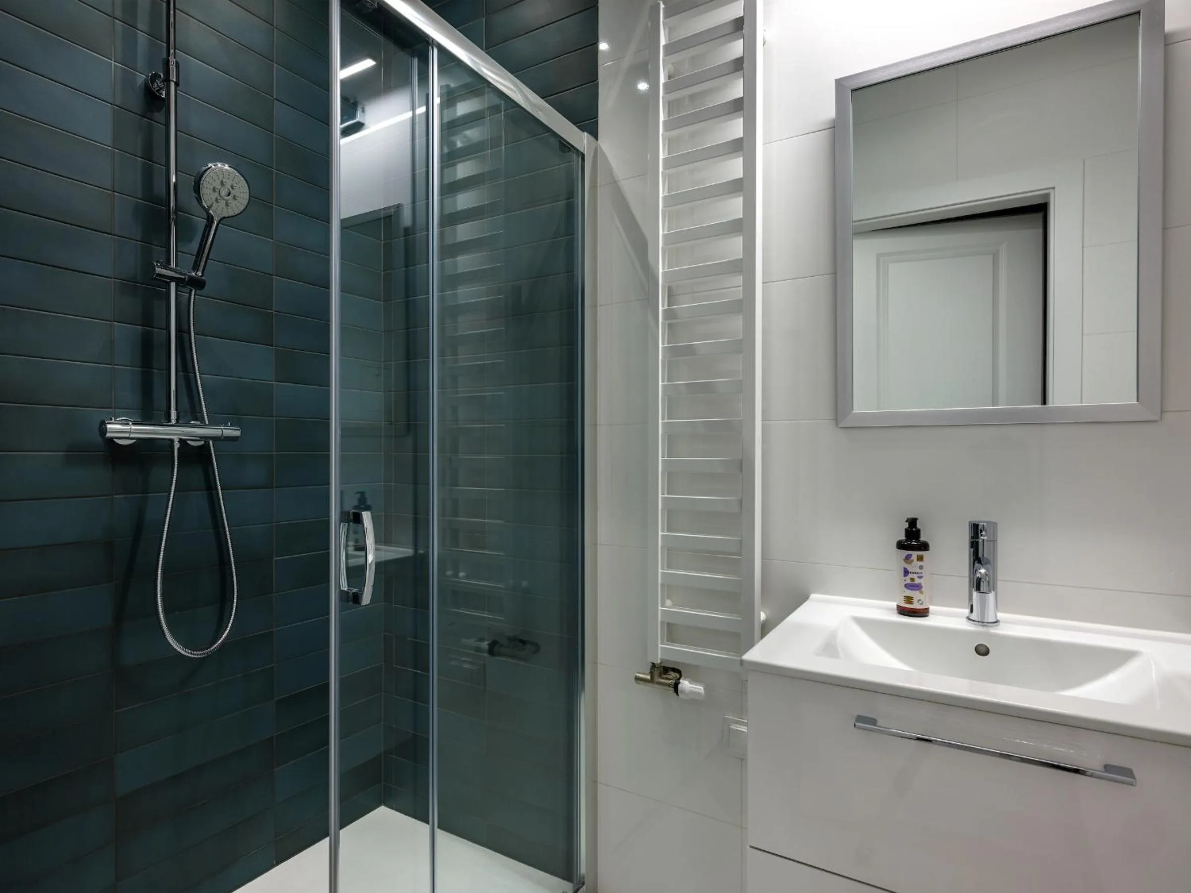 Shower in Tyzenhauz Suites Topolowa