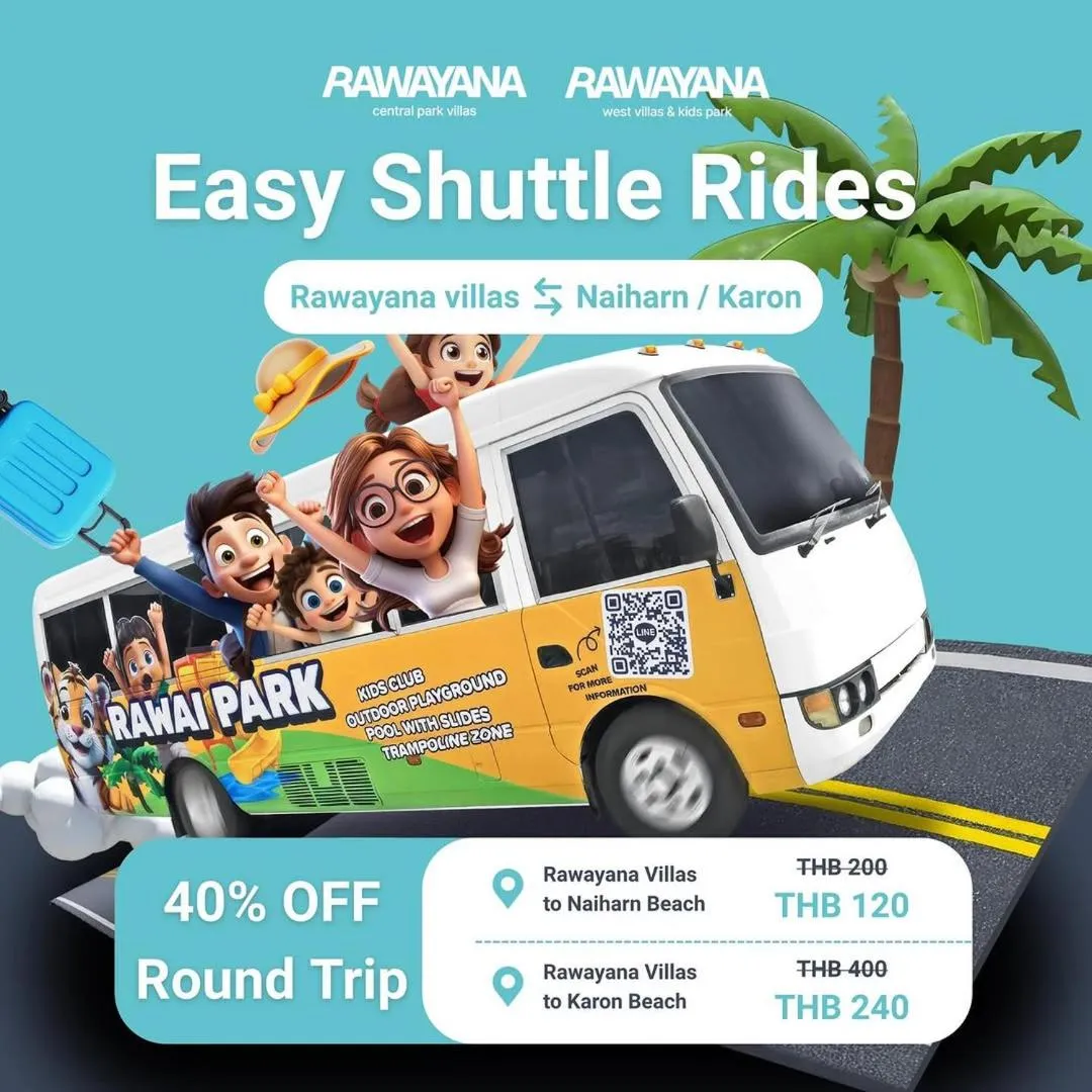 shuttle in Rawayana Central Park Villas