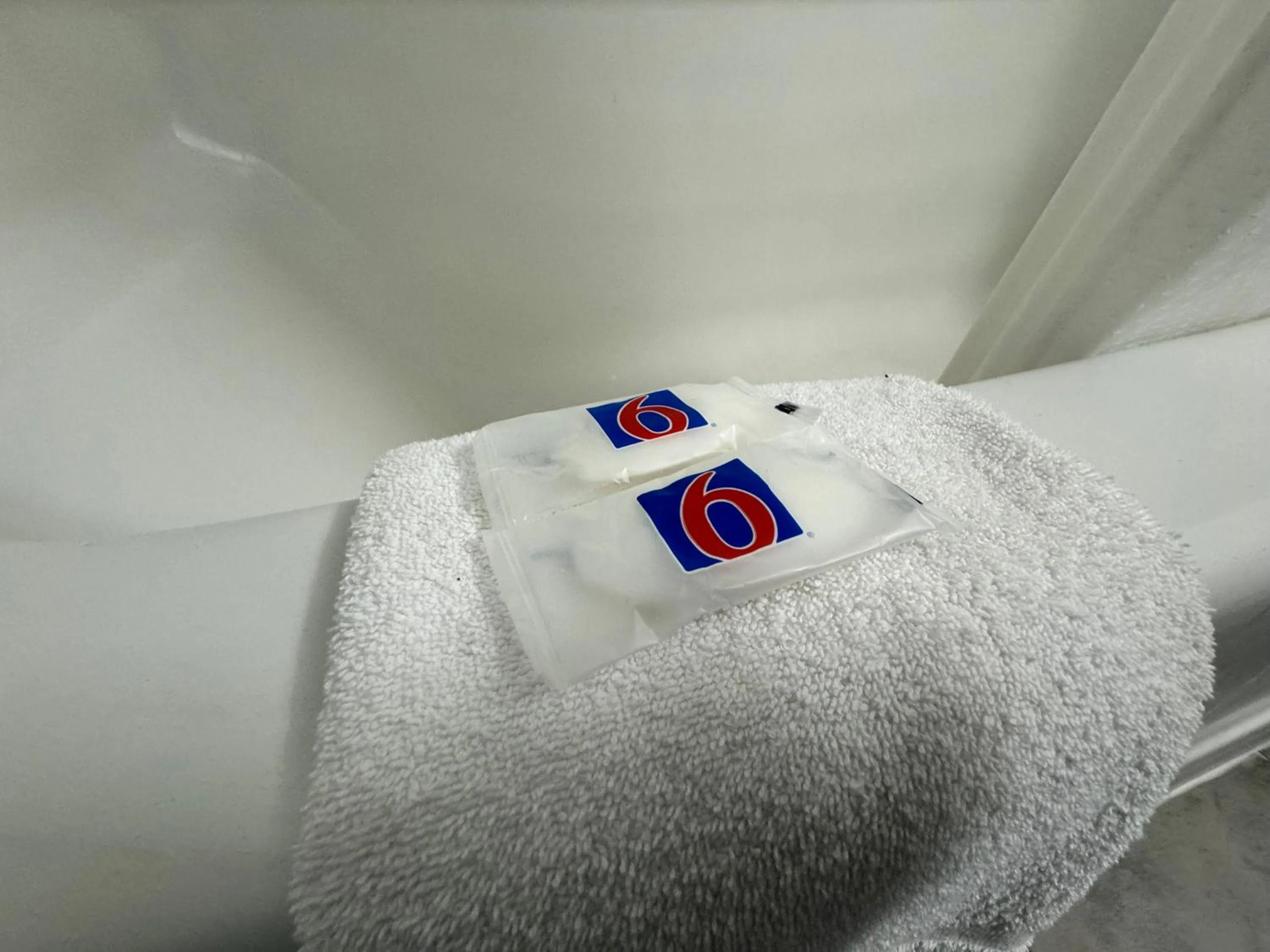 Bathroom in Studio 6 Suites East Syracuse Airport