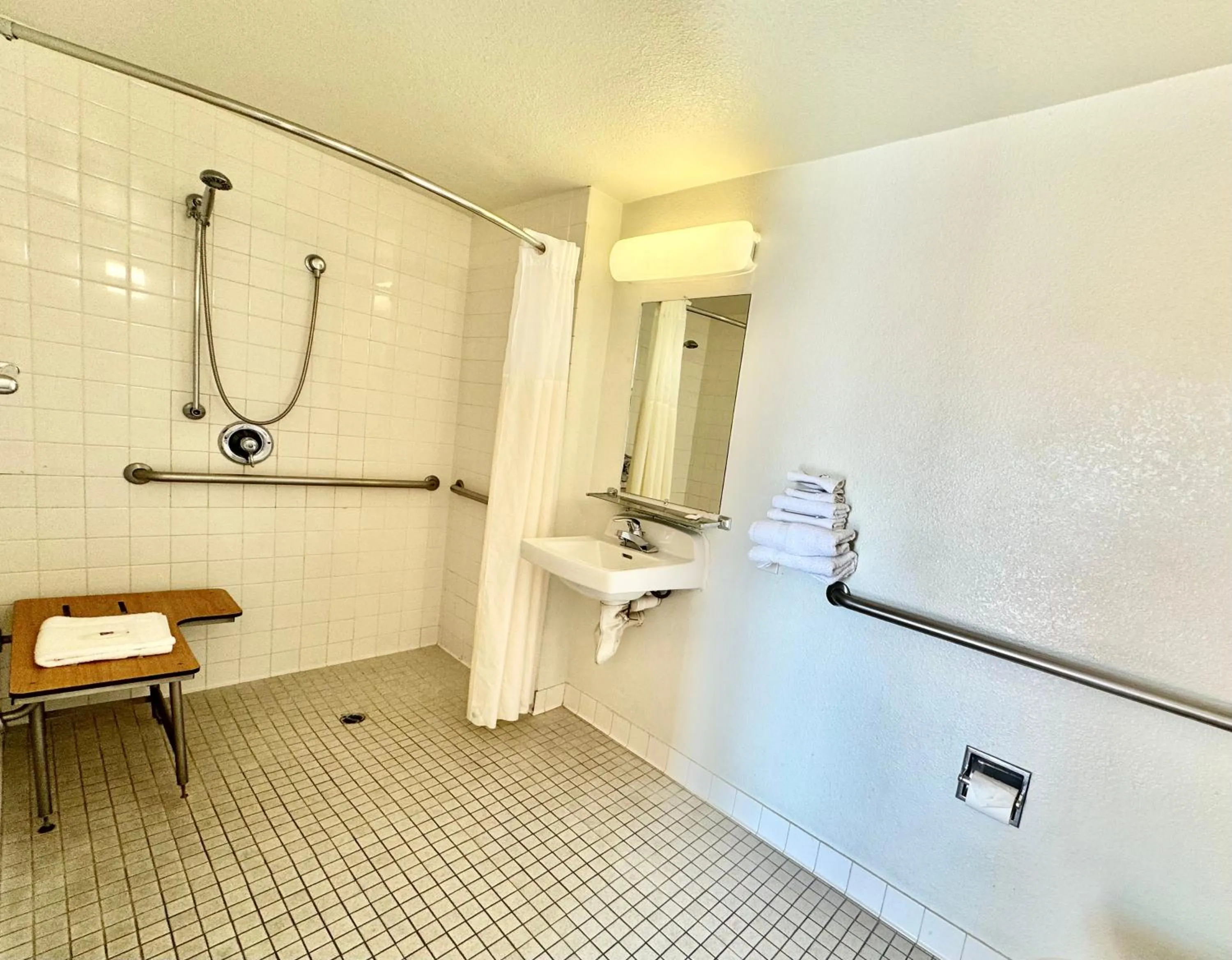 Bathroom in Studio 6 Bellflower CA Los Angeles