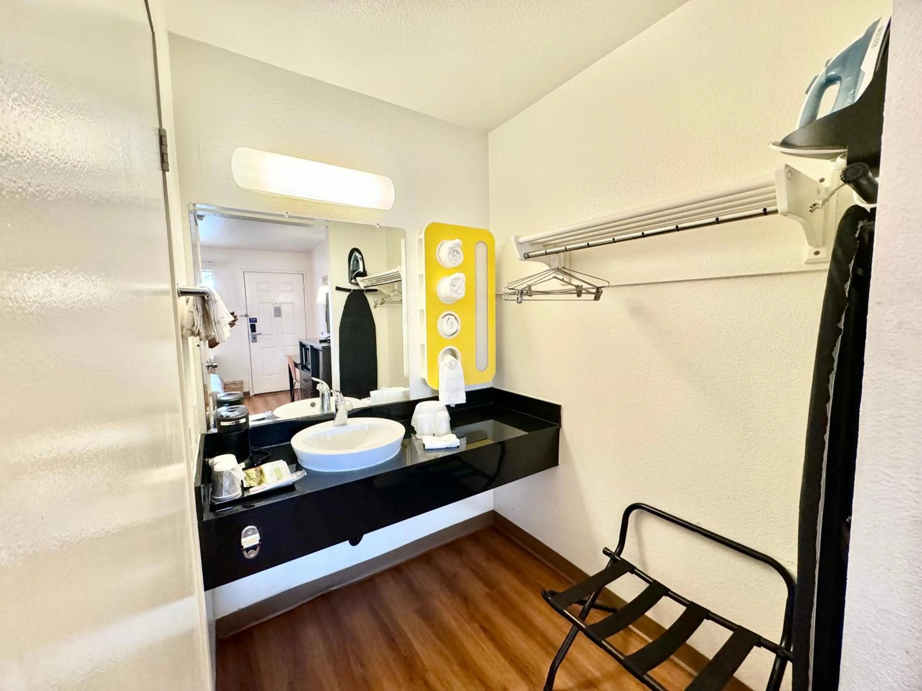 Bathroom in Studio 6 Bellflower CA Los Angeles