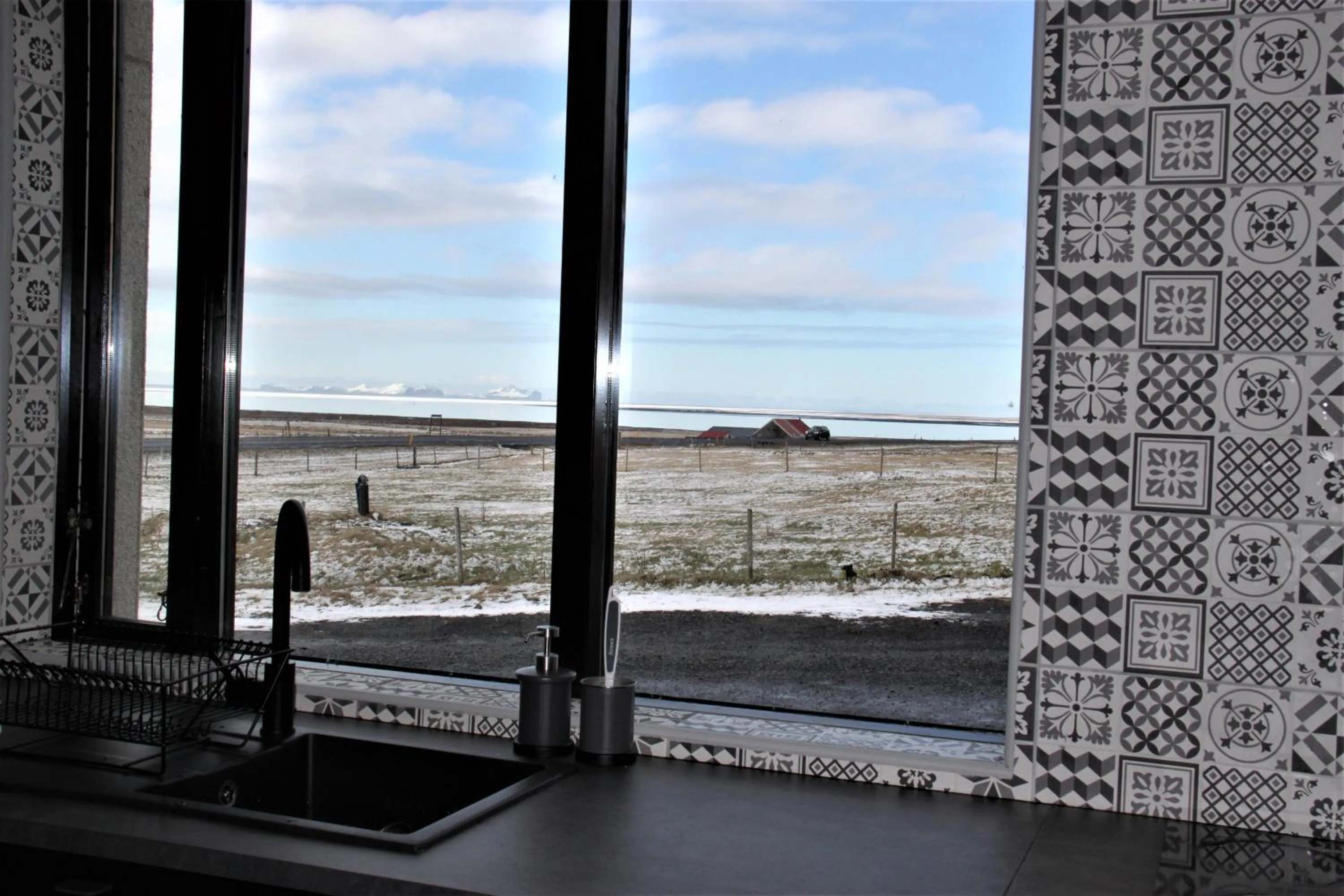 Natural landscape in South Iceland Guesthouse