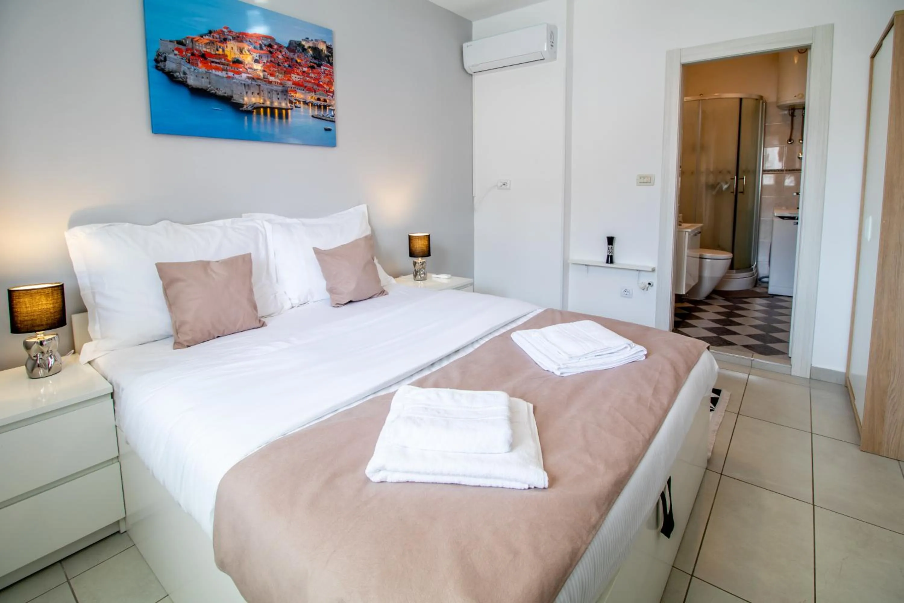 Bed in Apartments Vito